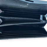 SAINT LAURENT: Grain de Poudre Cassandre Large Flap Wallet