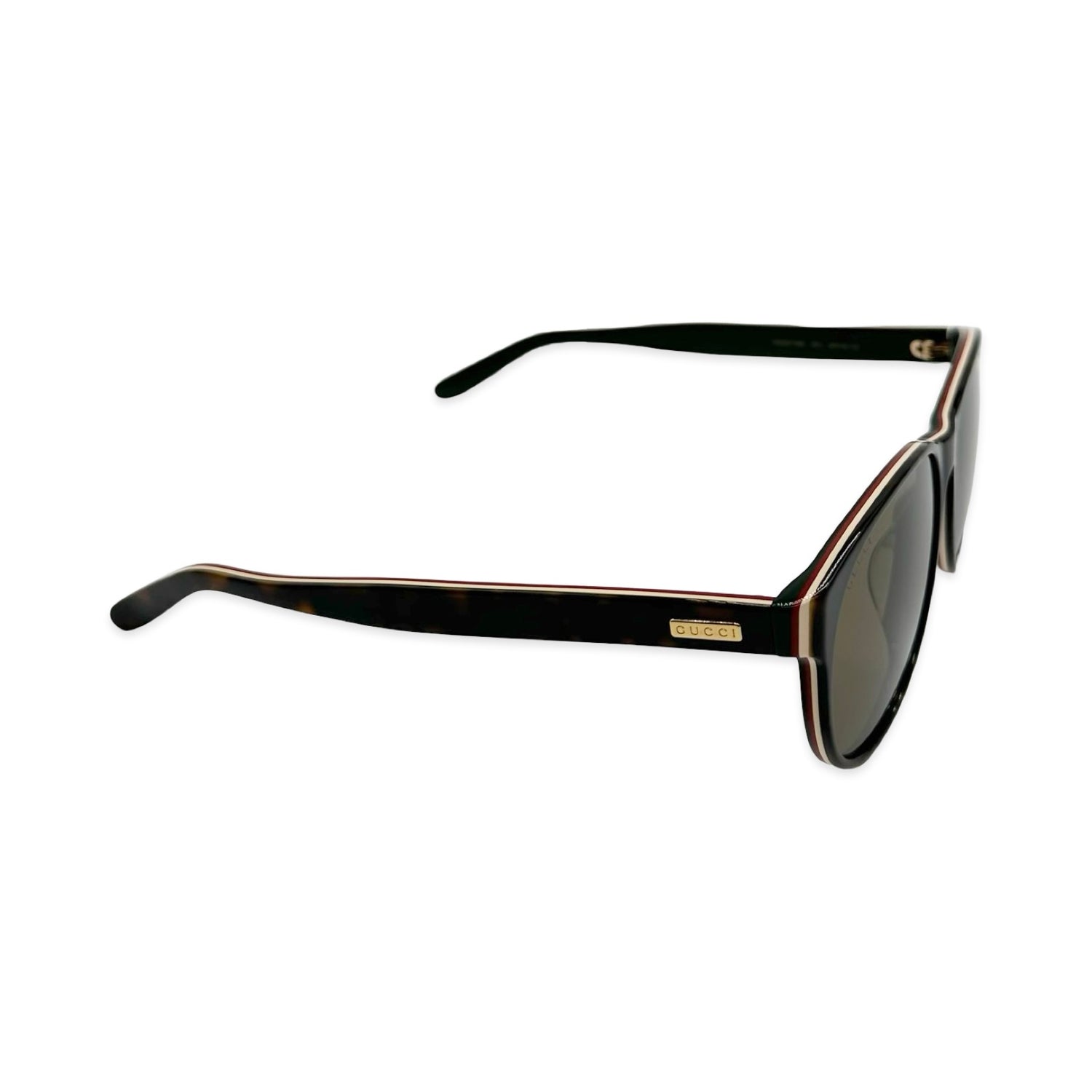 Gucci Round Tortoiseshell Sunglasses