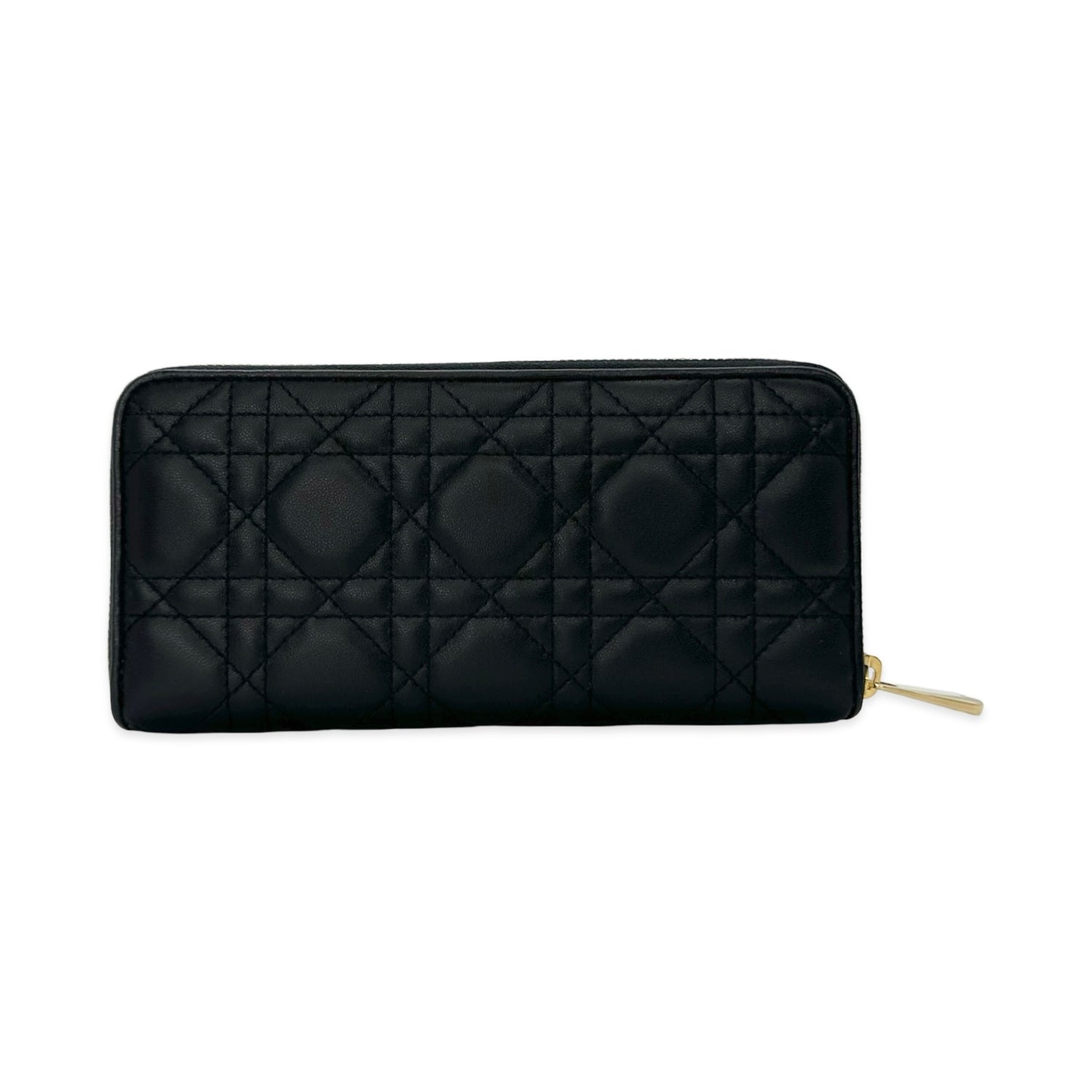 Christian Dior Cannage Lady Dior Voyageur Wallet