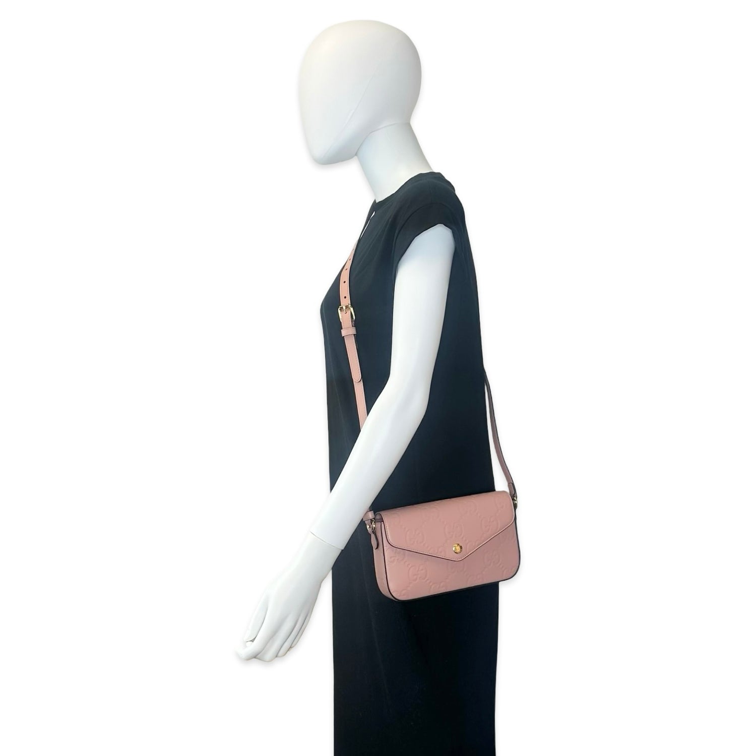 Gucci GG Embossed Envelope Bag
