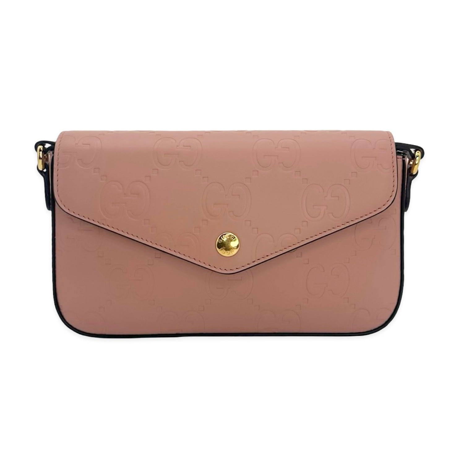 GG Embossed Envelope Bag