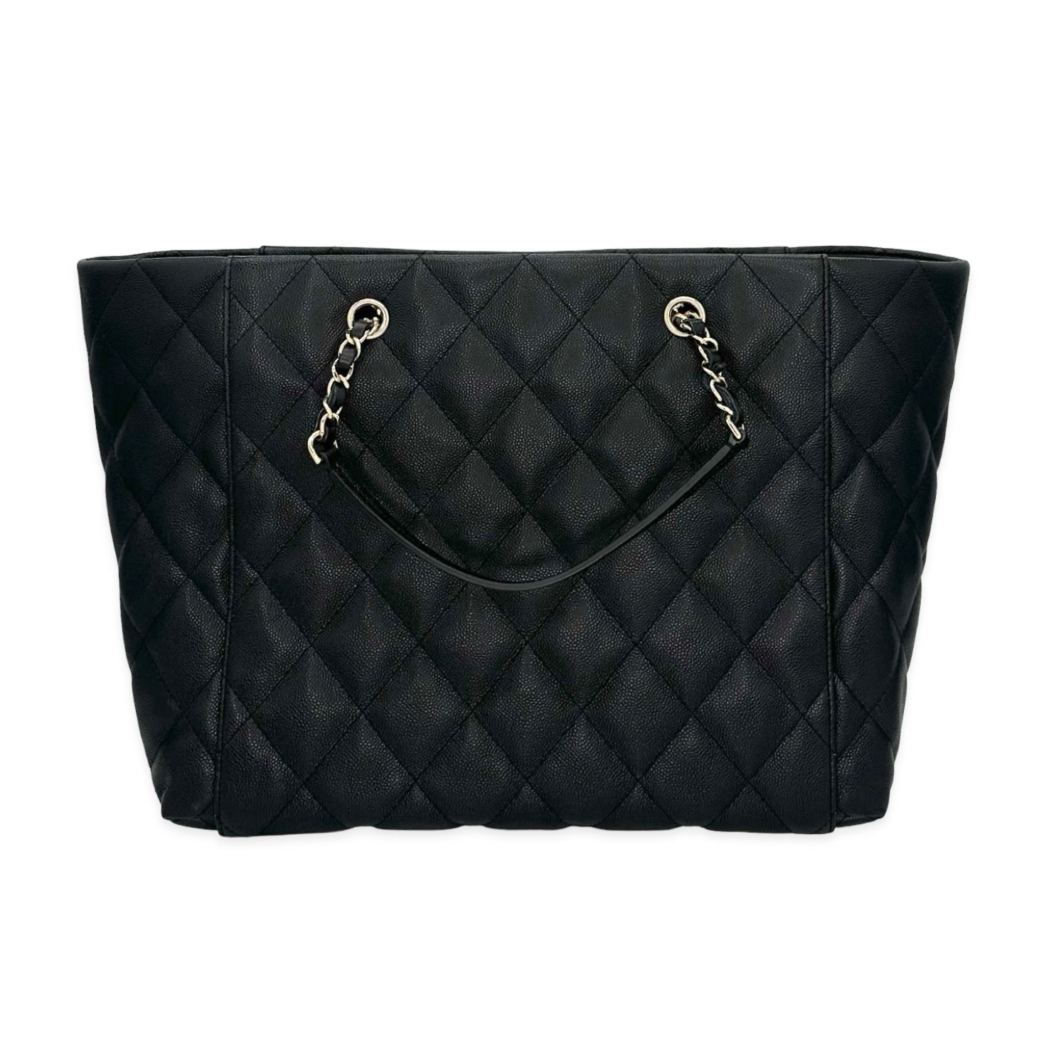 Quilted Caviar Large Shopping Tote