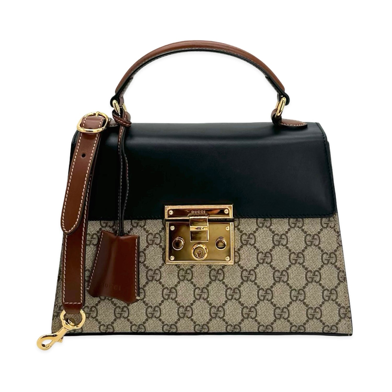 GG Supreme Small Padlock Handbag