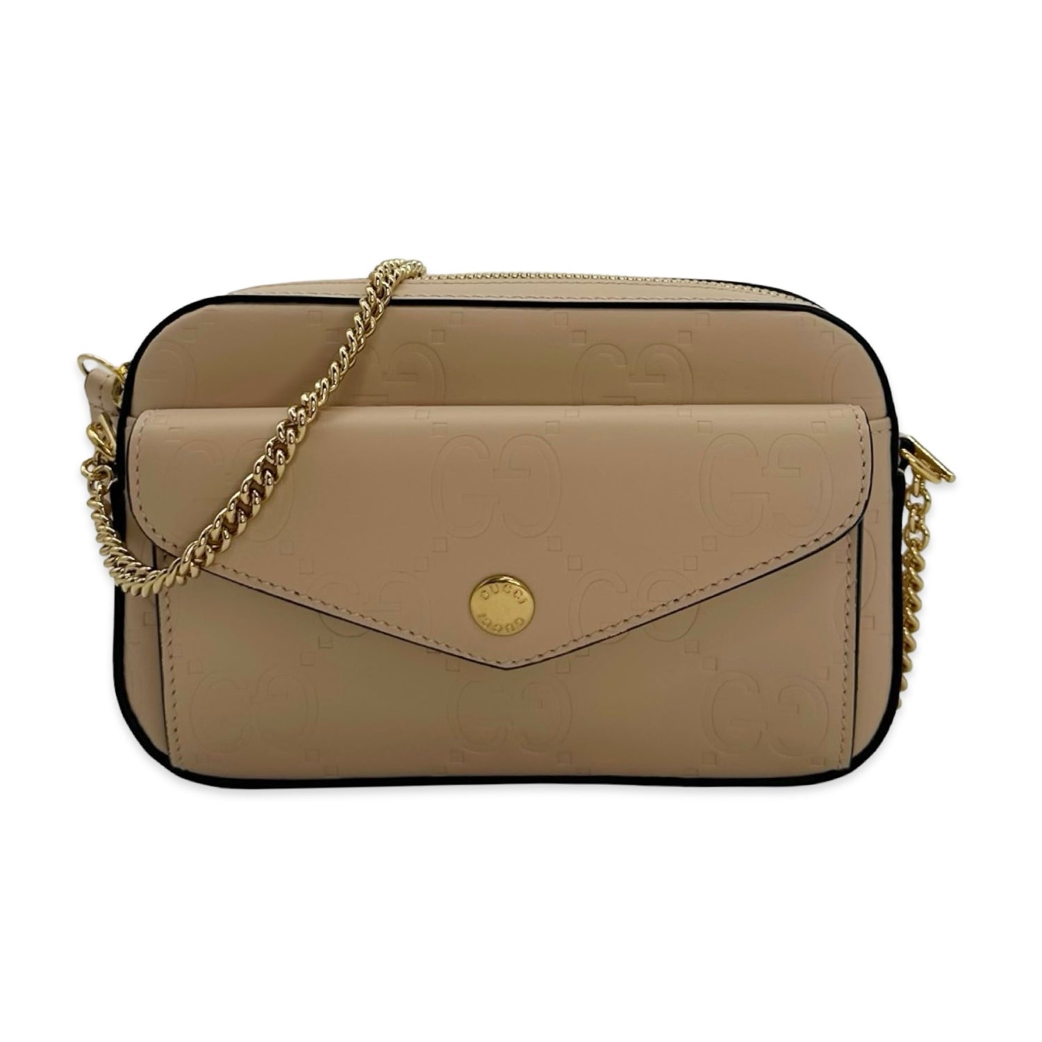 GG Jumbo Embossed Envelope Crossbody