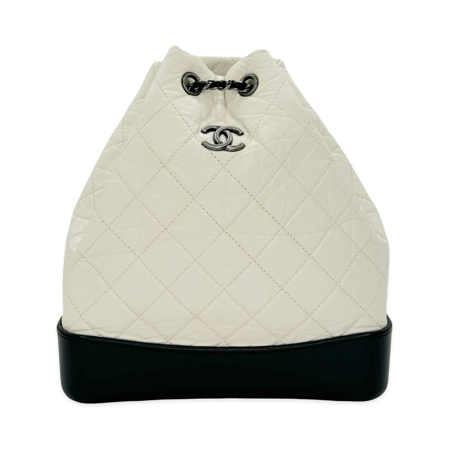 Chanel Crinkle Calfskin Gabrielle Backpack