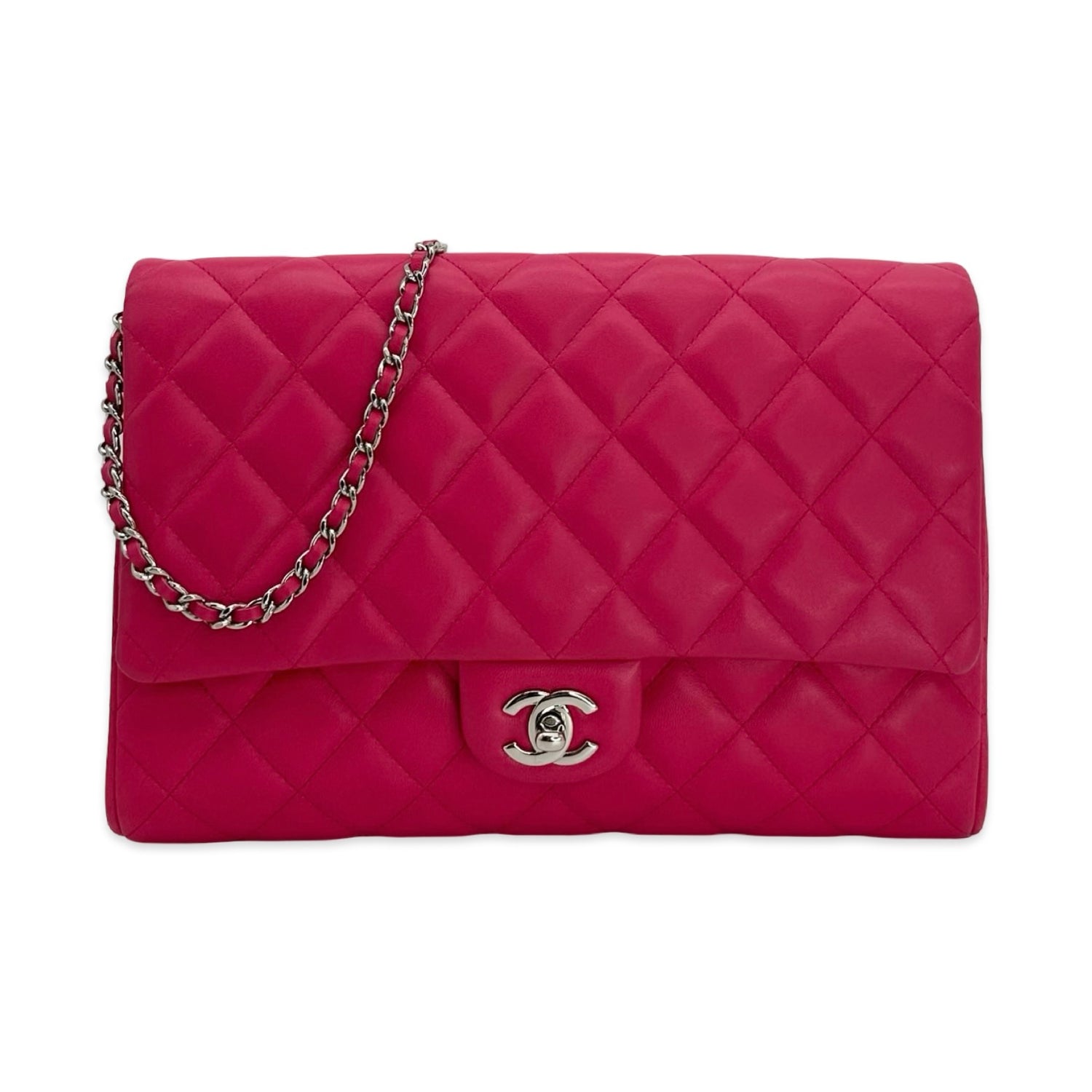 Quilted Lambskin Clutch on Chain