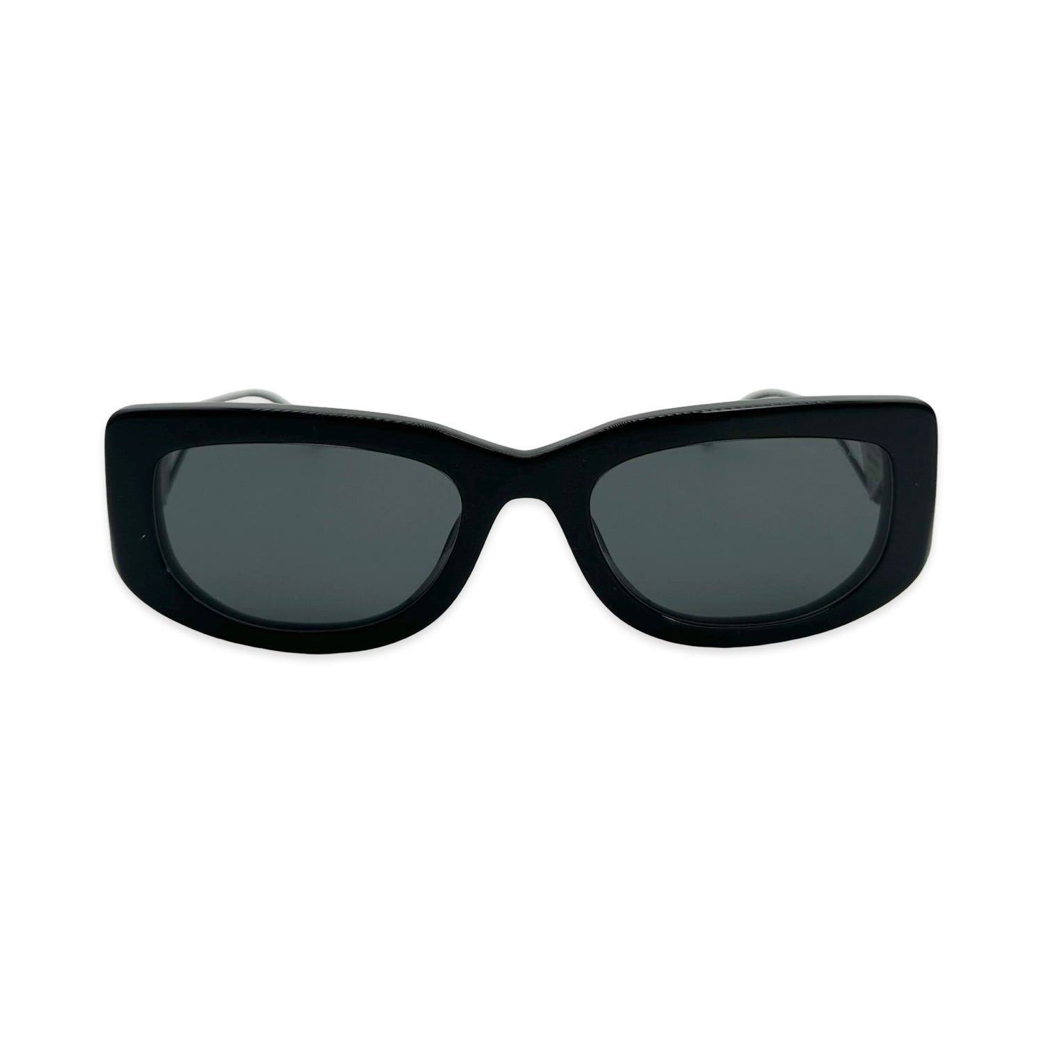 Rectangular Symbole Wire Sunglasses