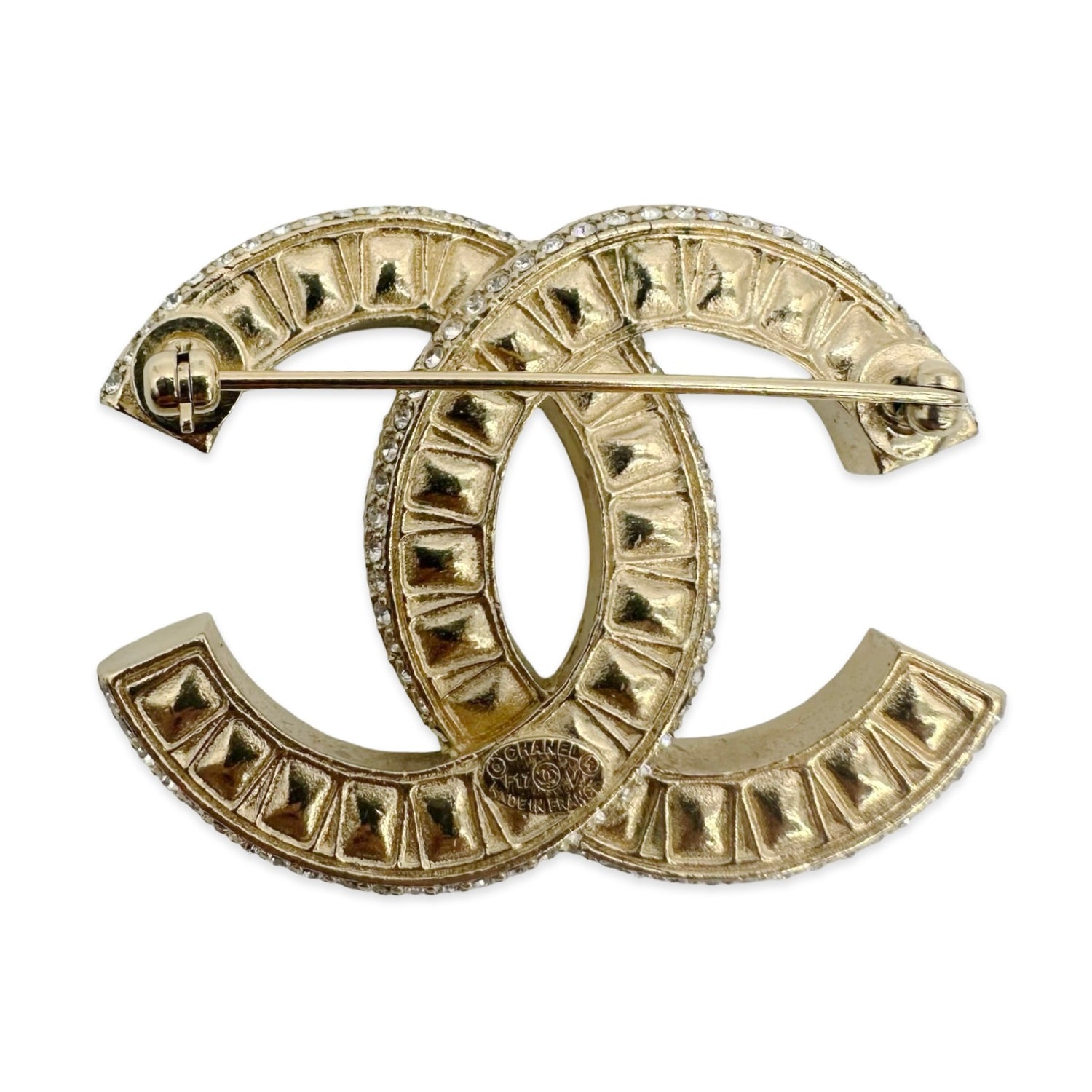 Baguette Crystal CC Brooch