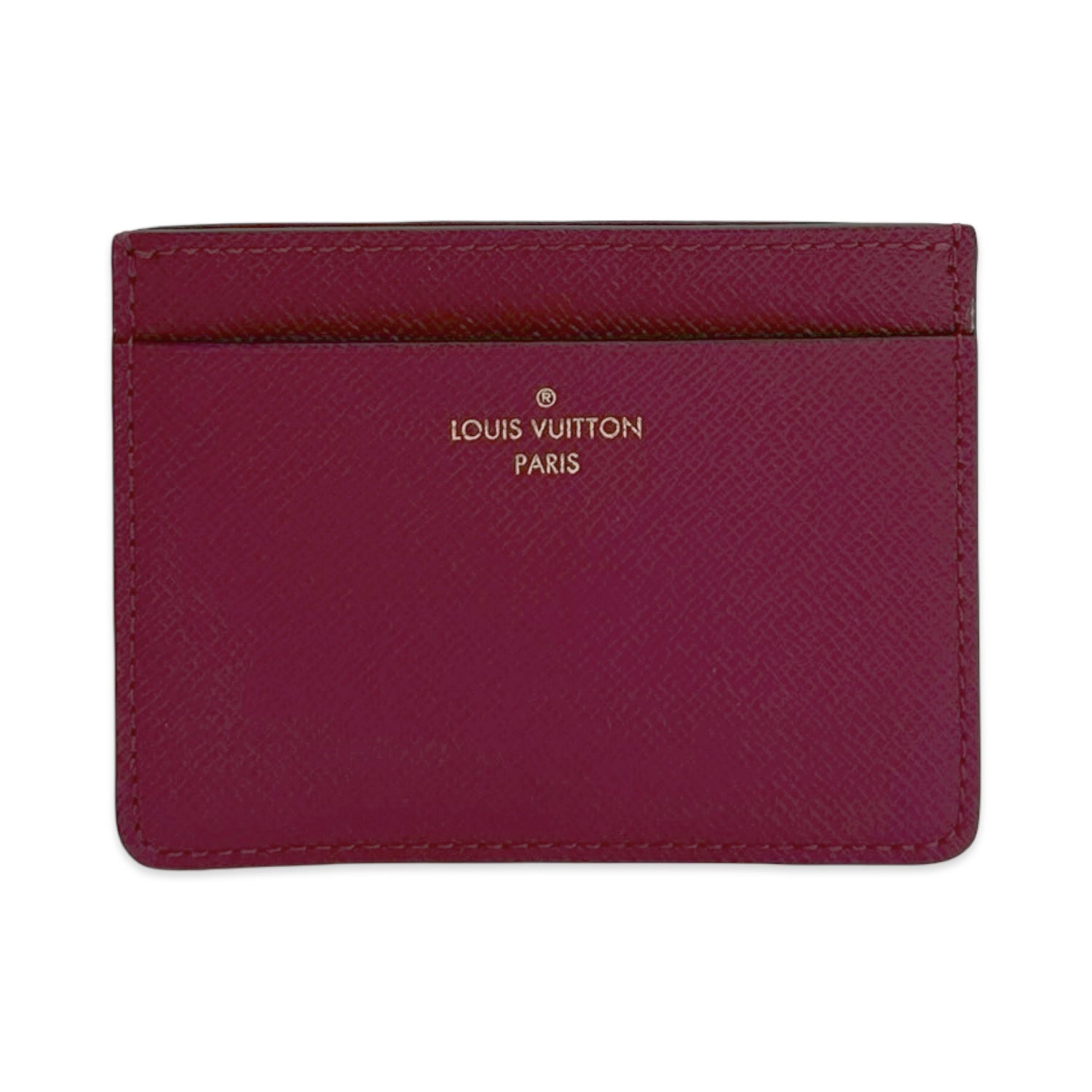 Grained Leather Jeanne Card Holder