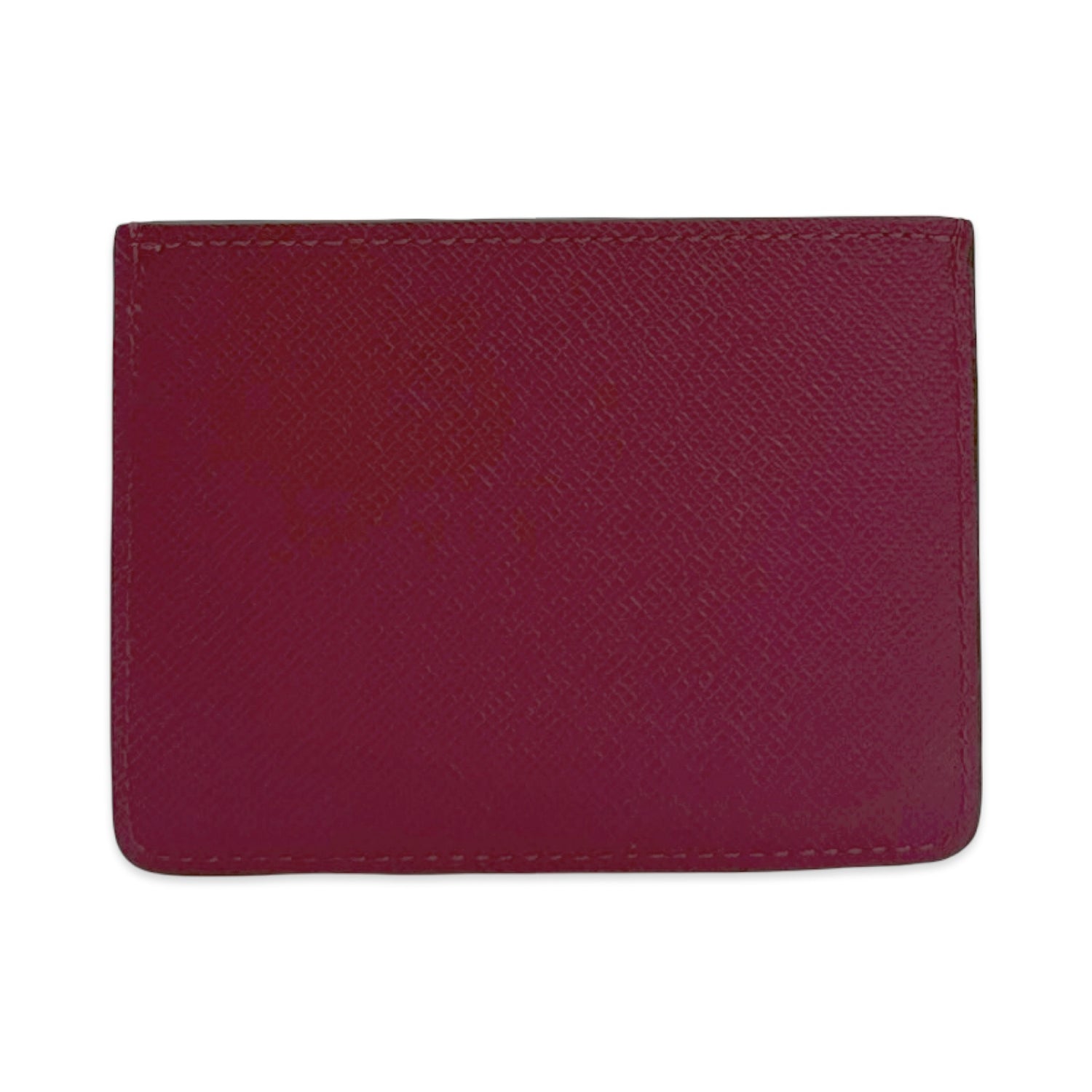 Grained Leather Jeanne Card Holder