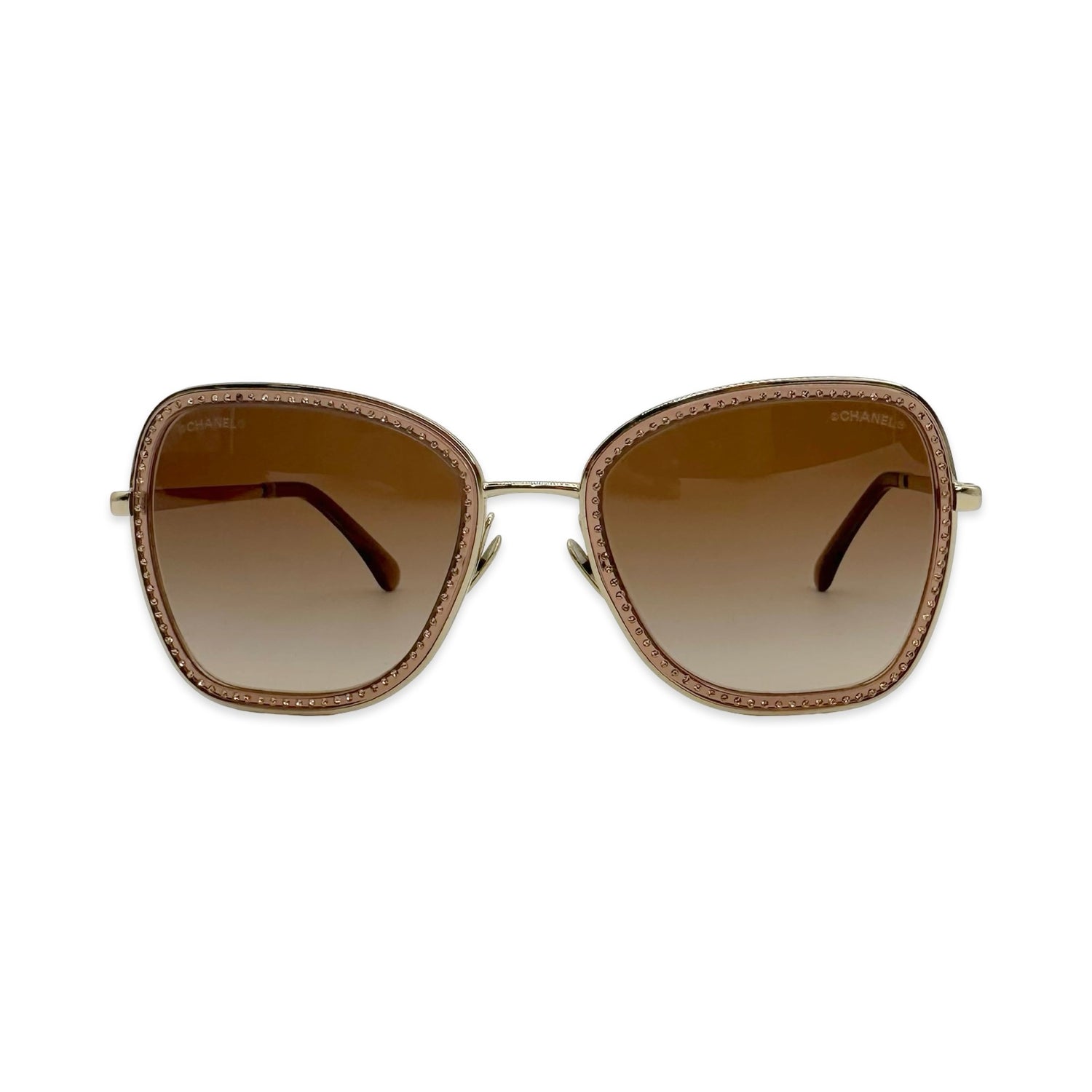 Chanel Metal Wire Square Sunglasses