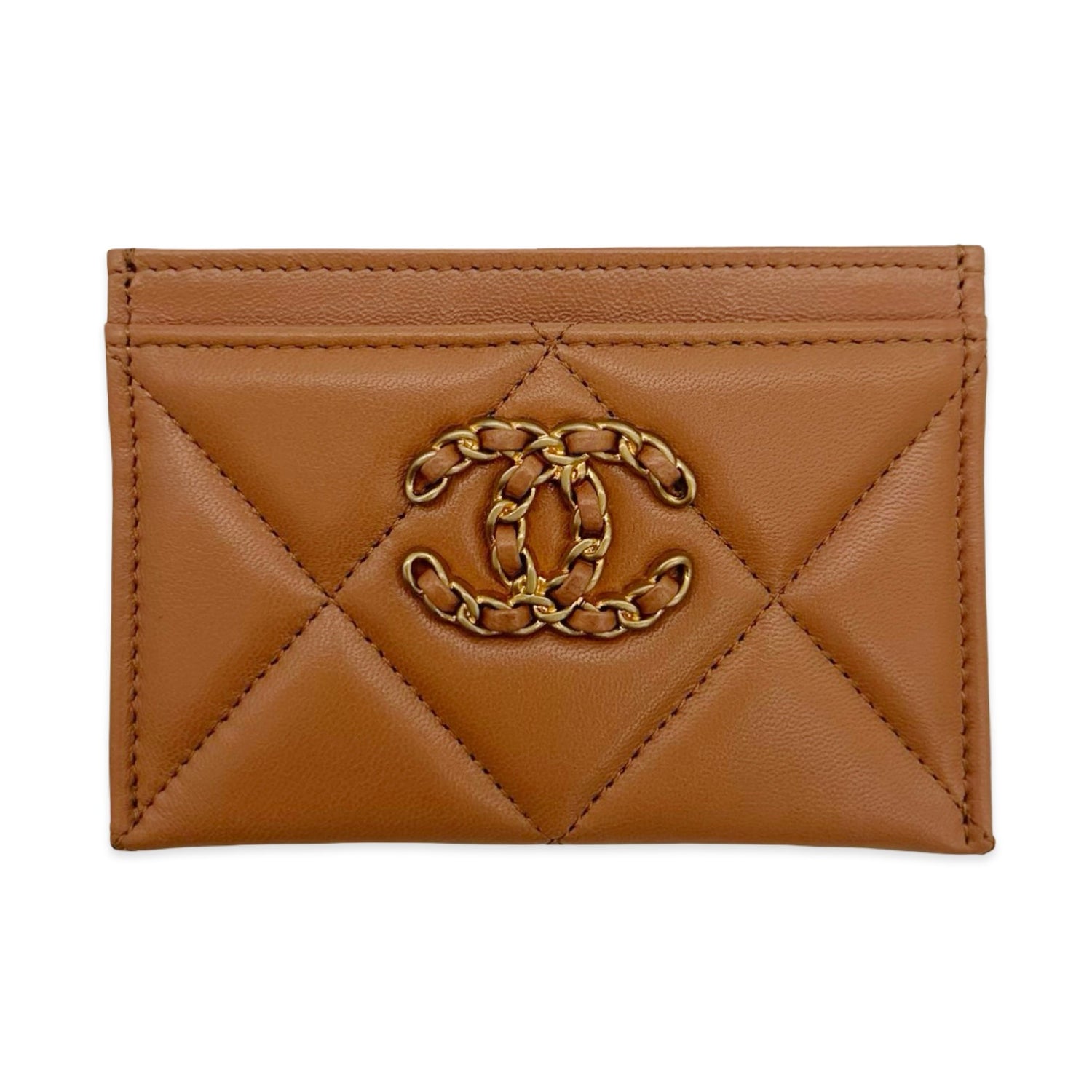 Quilted Lambskin 19 Card Case