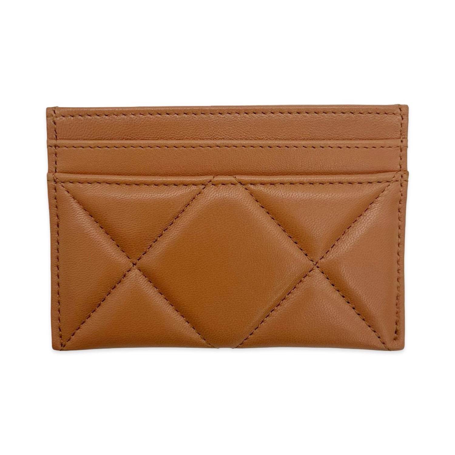 Quilted Lambskin 19 Card Case