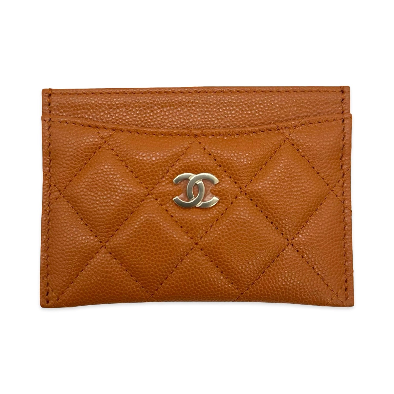 Quilted Caviar Classic Card Case