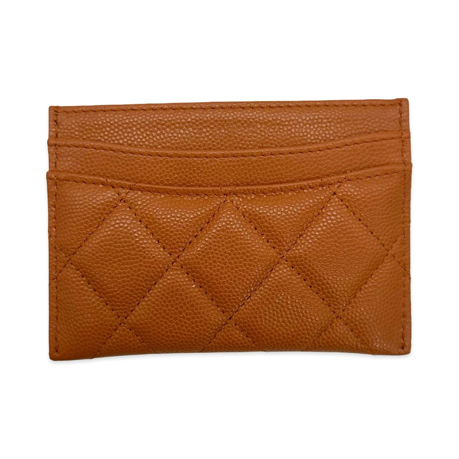 Quilted Caviar Classic Card Case