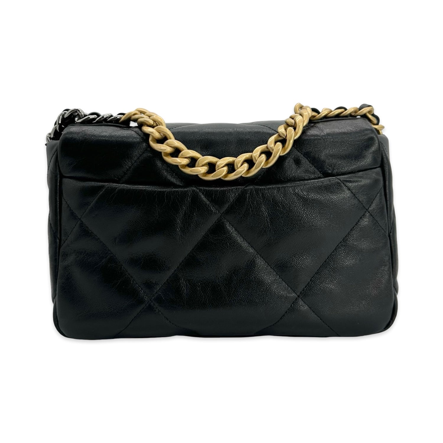 Quilted Lambskin Small 19 Flap Handbag