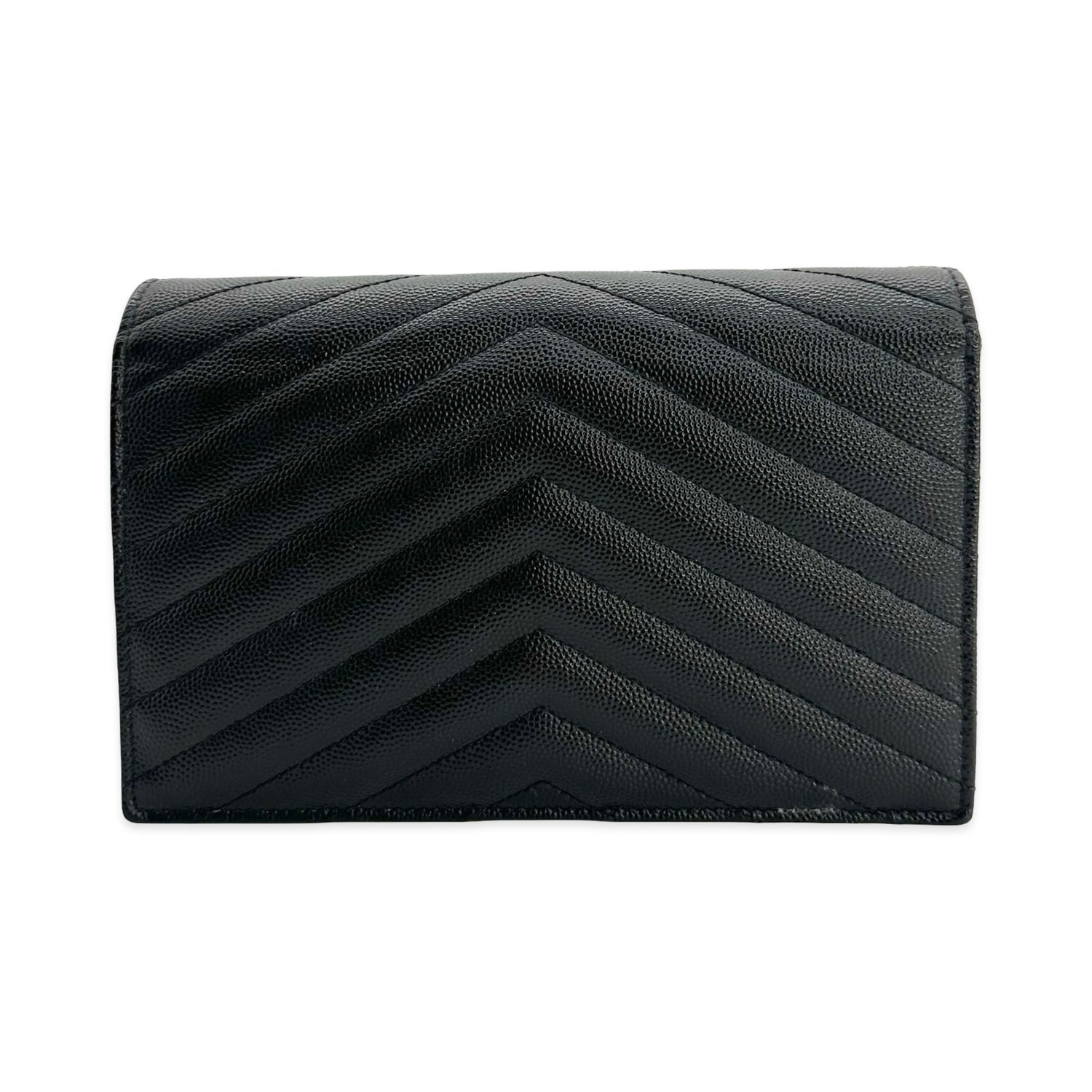Quilted Grain de Poudre Small Cassandre Chain Wallet