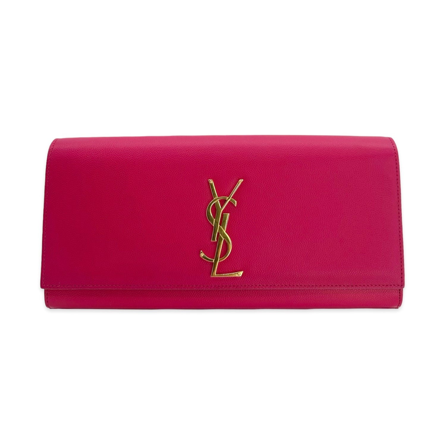 Saint Laurent Grain de Poudre Kate Clutch