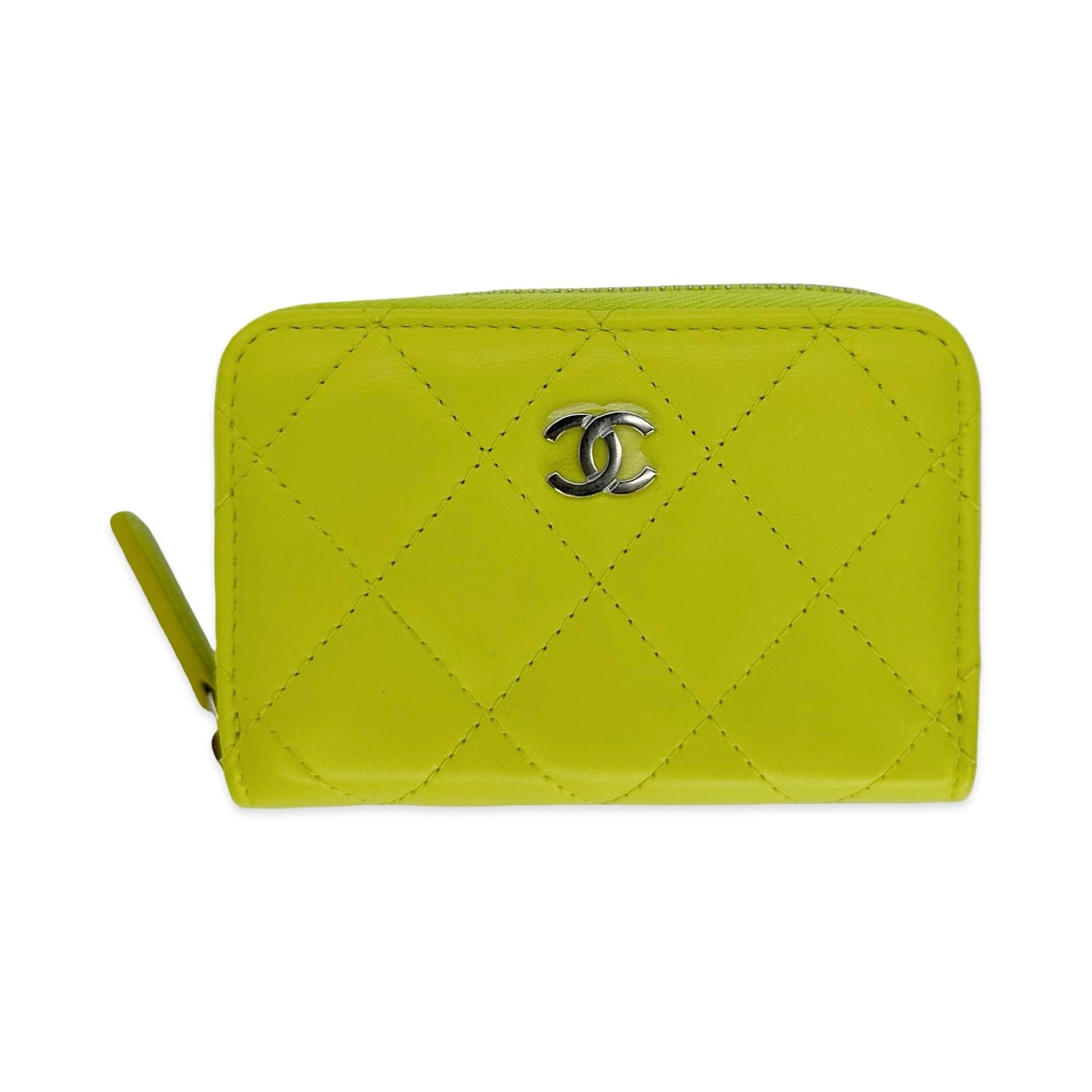 Chanel Lambskin Quilted Classic Zipped Coin Purse