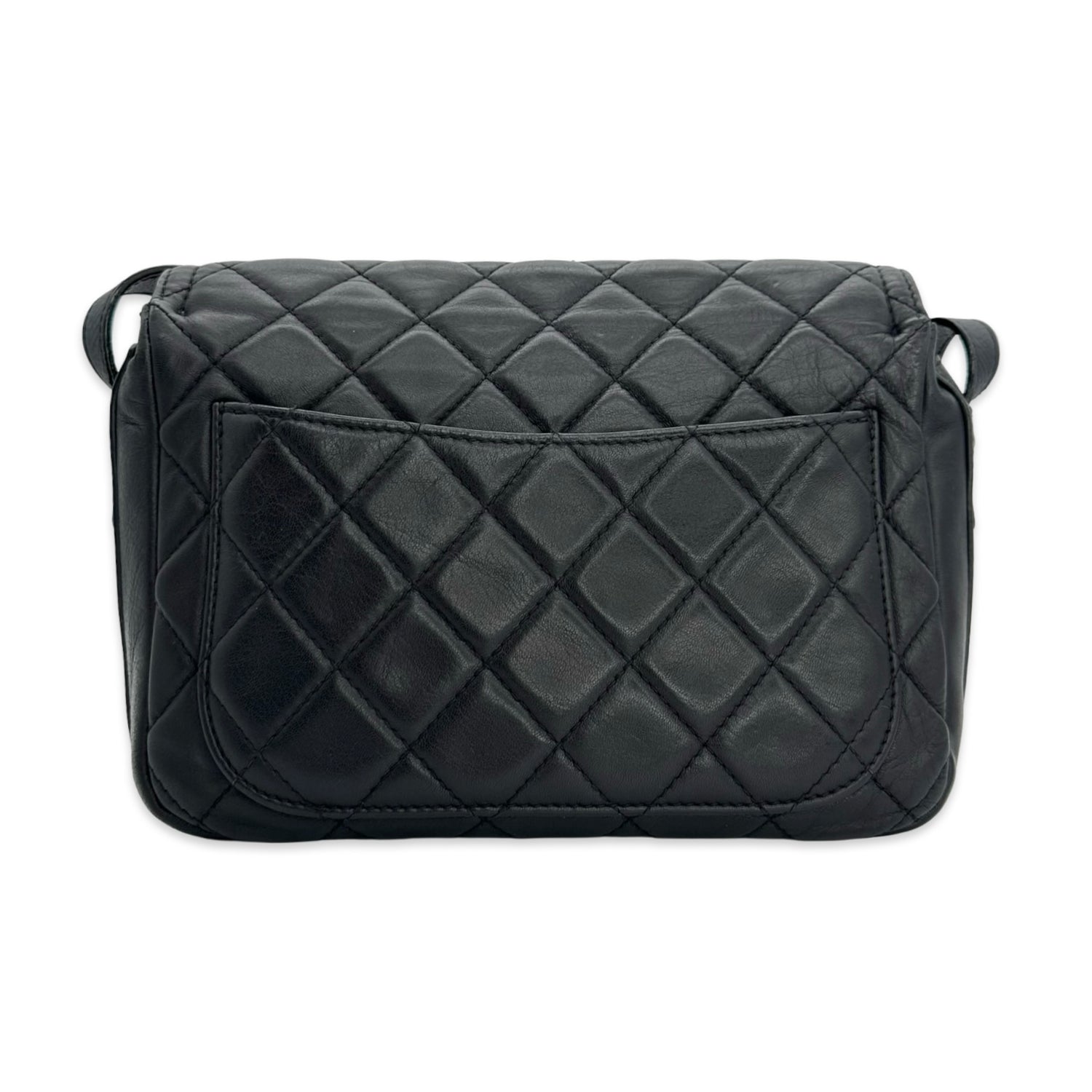 Chanel Quilted Lambskin Messenger Flap Bag