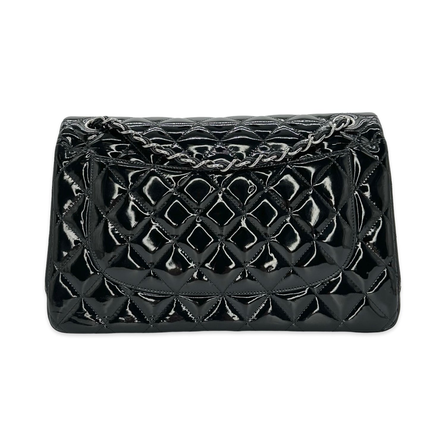 Chanel Patent Jumbo Classic Double Flap