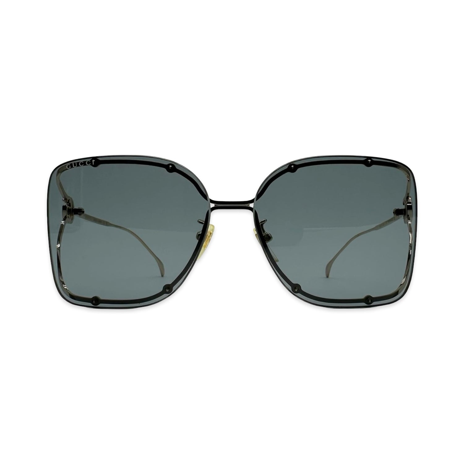 Gucci Square Rimless Sunglasses