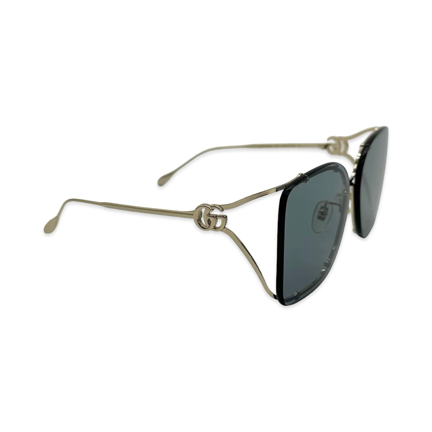 Gucci Square Rimless Sunglasses