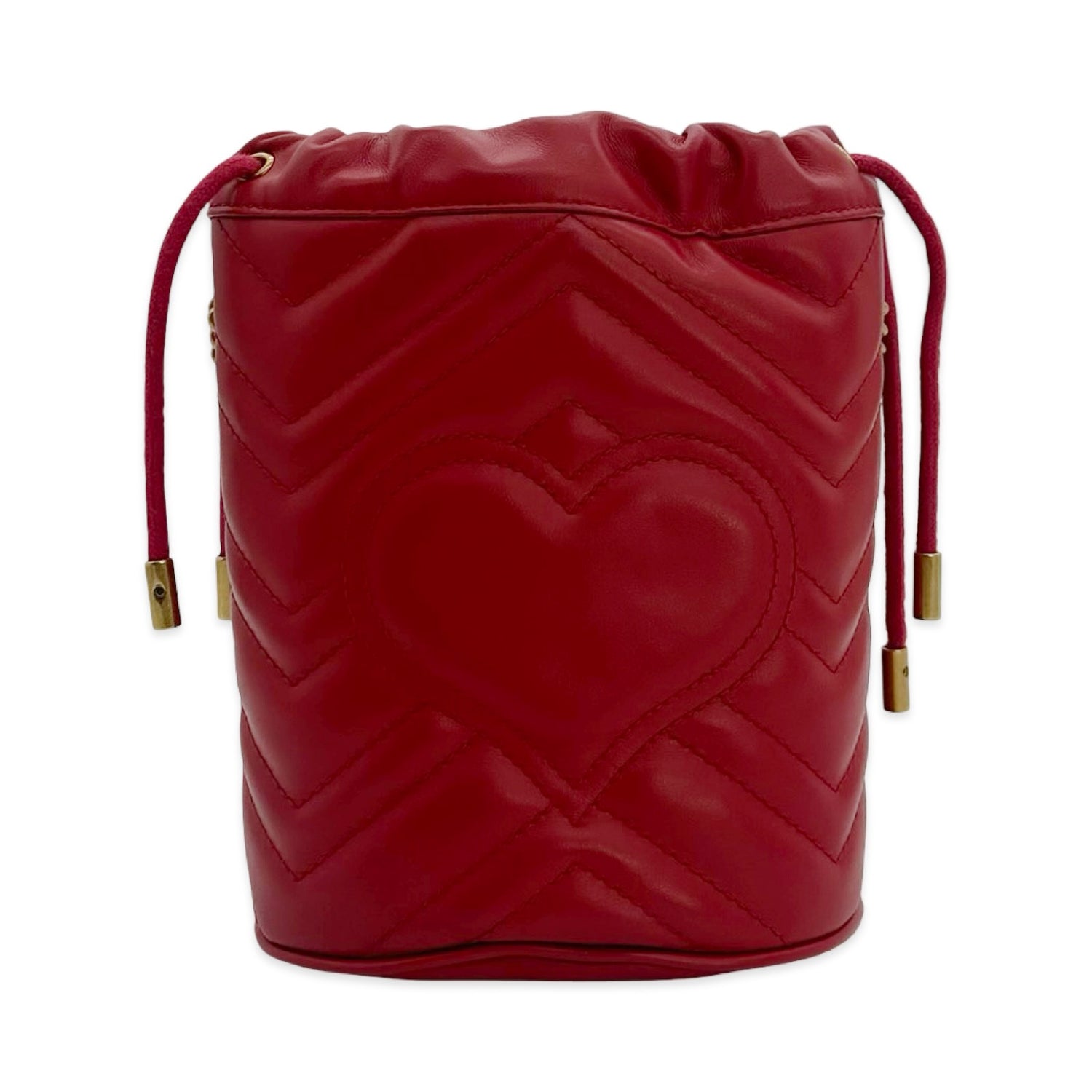 Quilted Leather GG Marmont Mini Bucket Bag