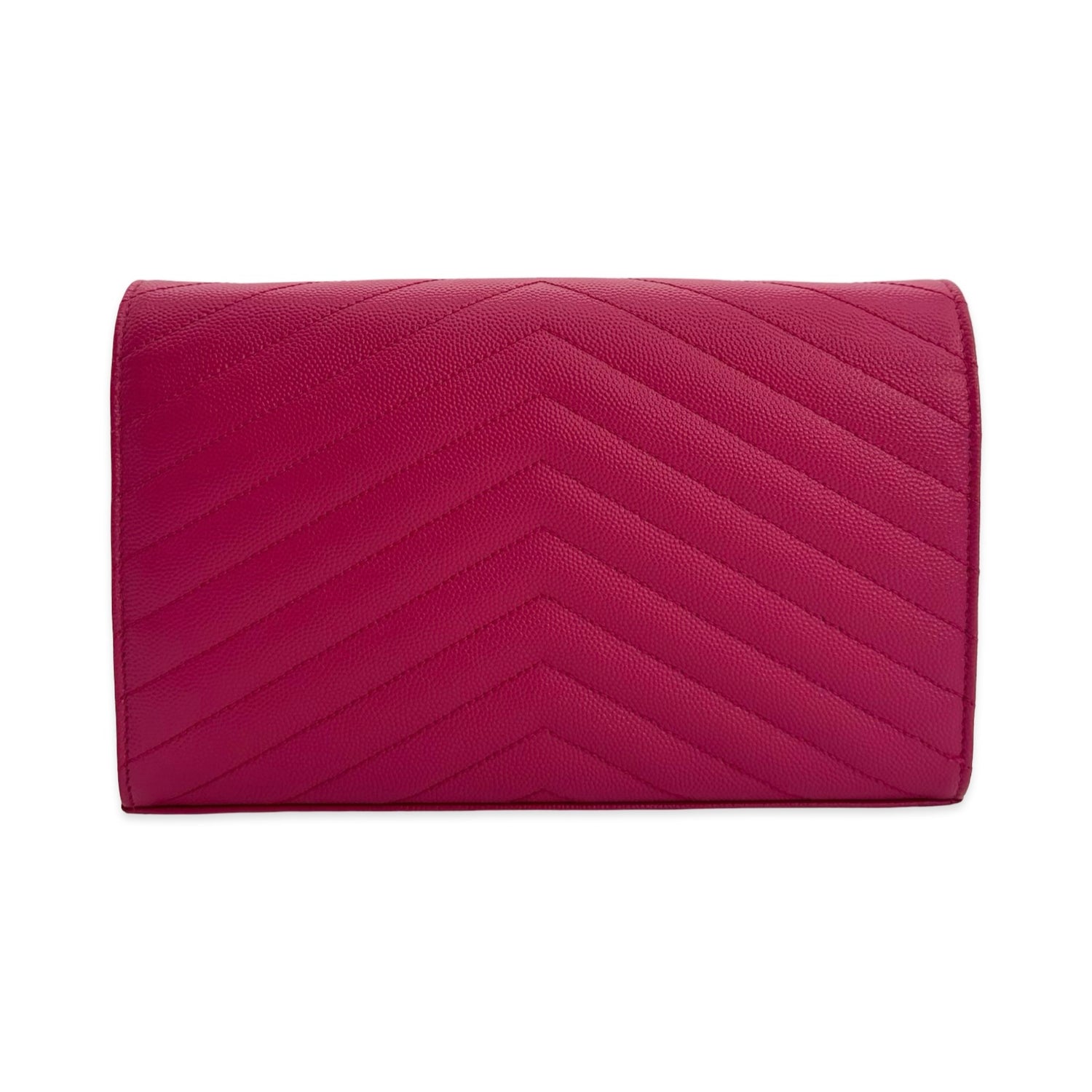 Quilted Grain de Poudre Classic Cassandre Chain Wallet