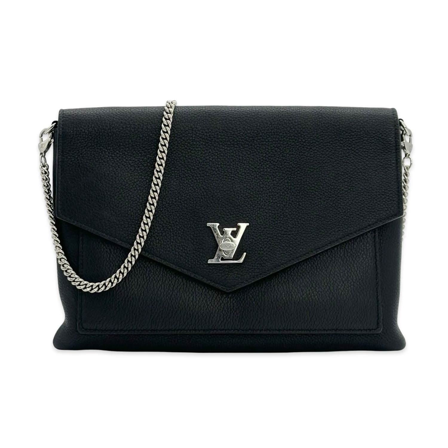 Louis Vuitton Calfskin LockMe Chain Pochette