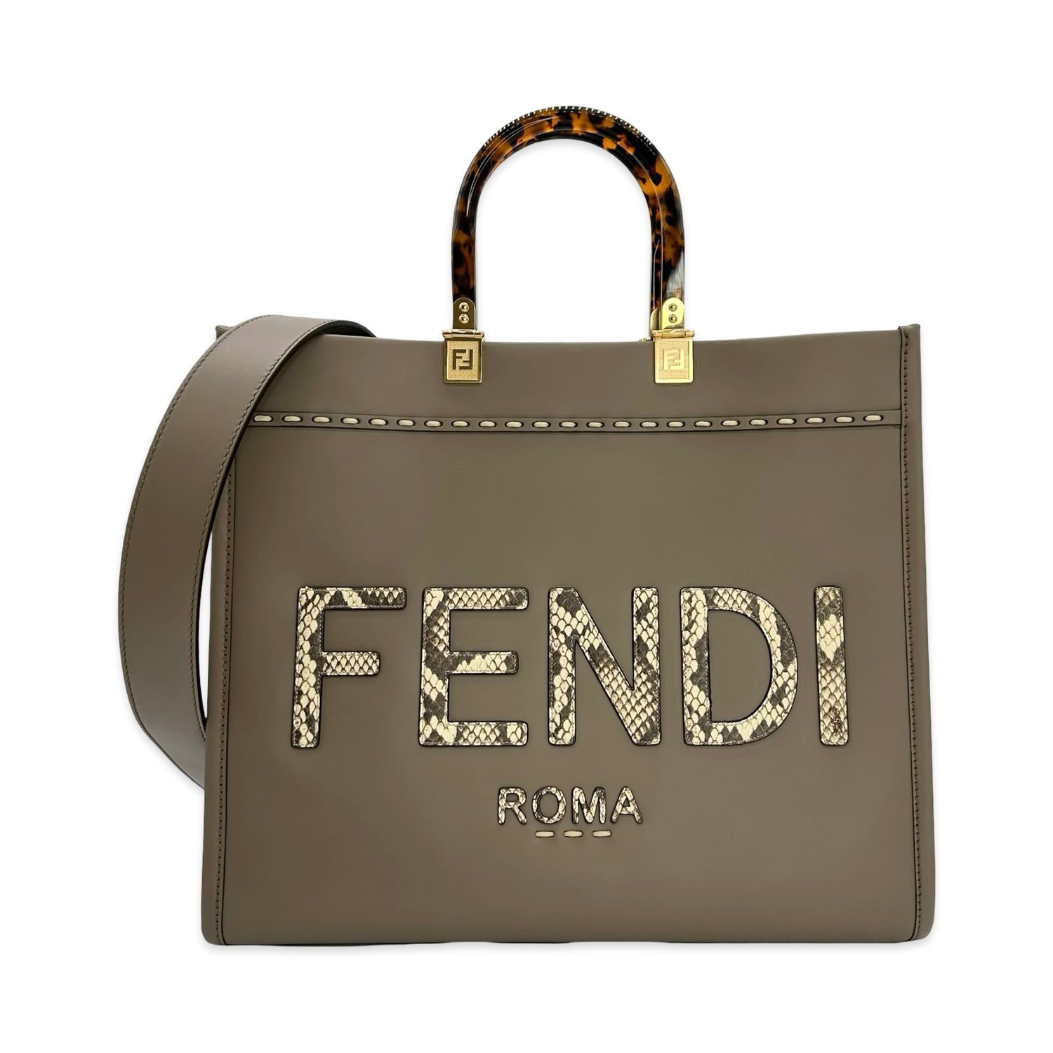 Fendi Calfskin Medium Sunshine Tote