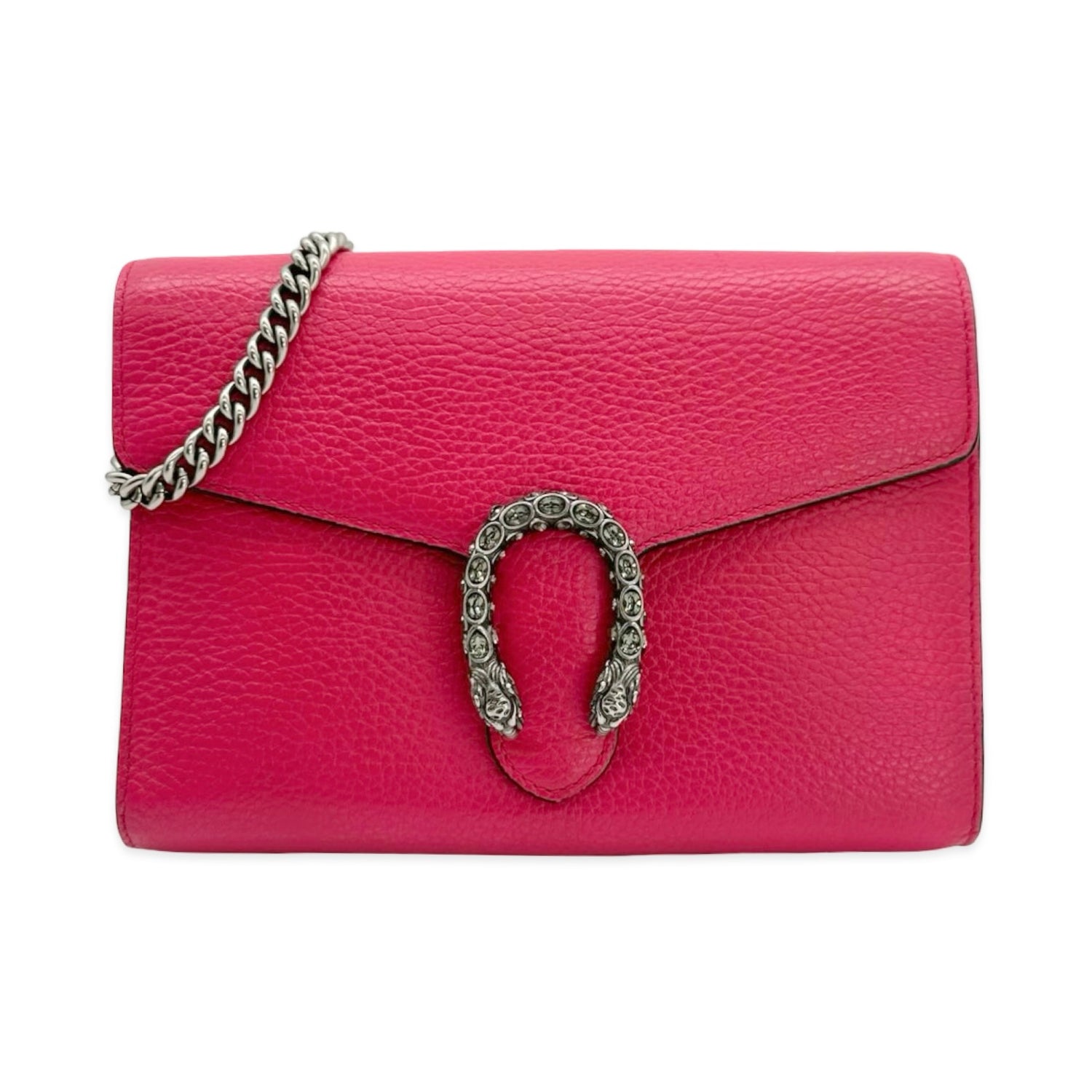Gucci Grained Calfskin Dionysus Chain Wallet