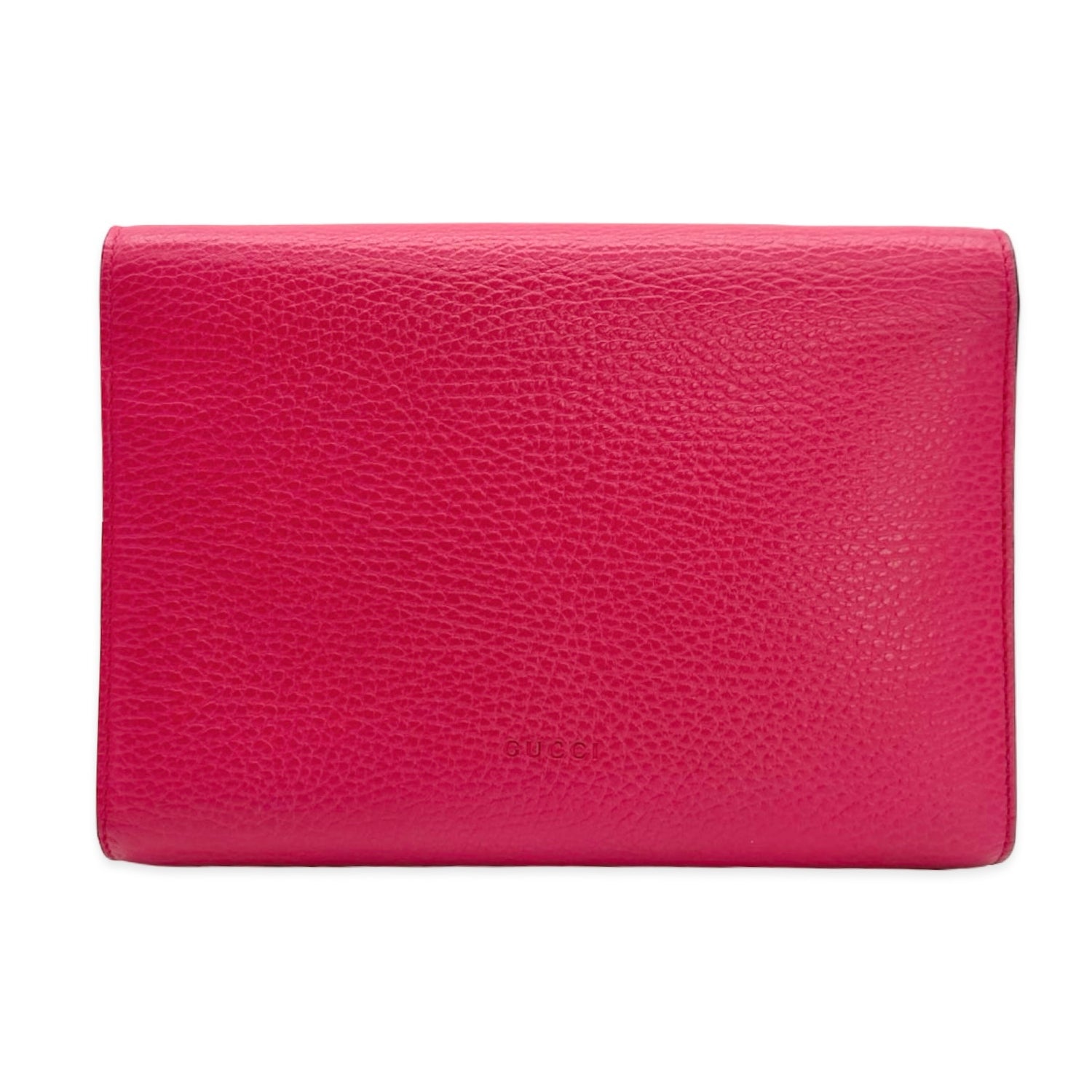 Gucci Grained Calfskin Dionysus Chain Wallet