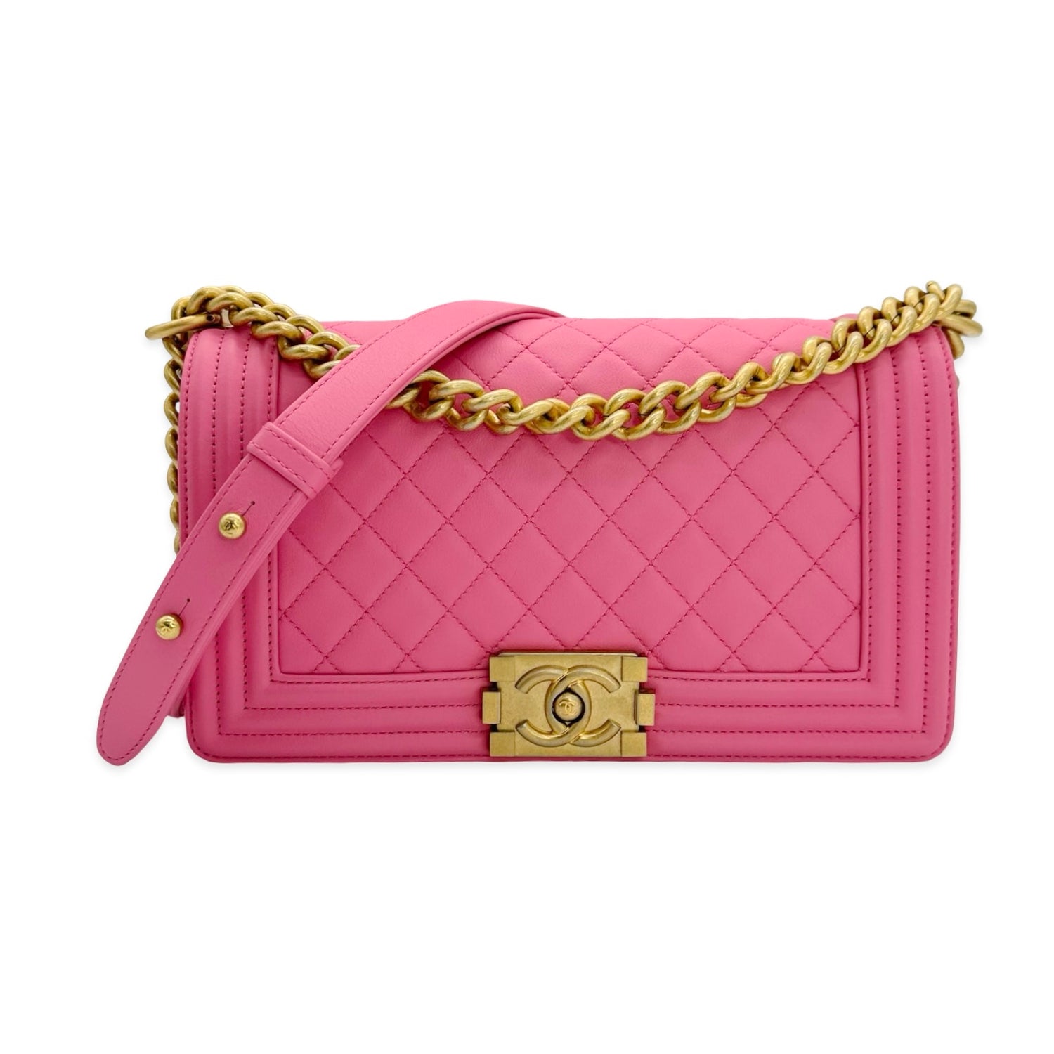 Chanel Quilted Calfskin Medium Le Boy
