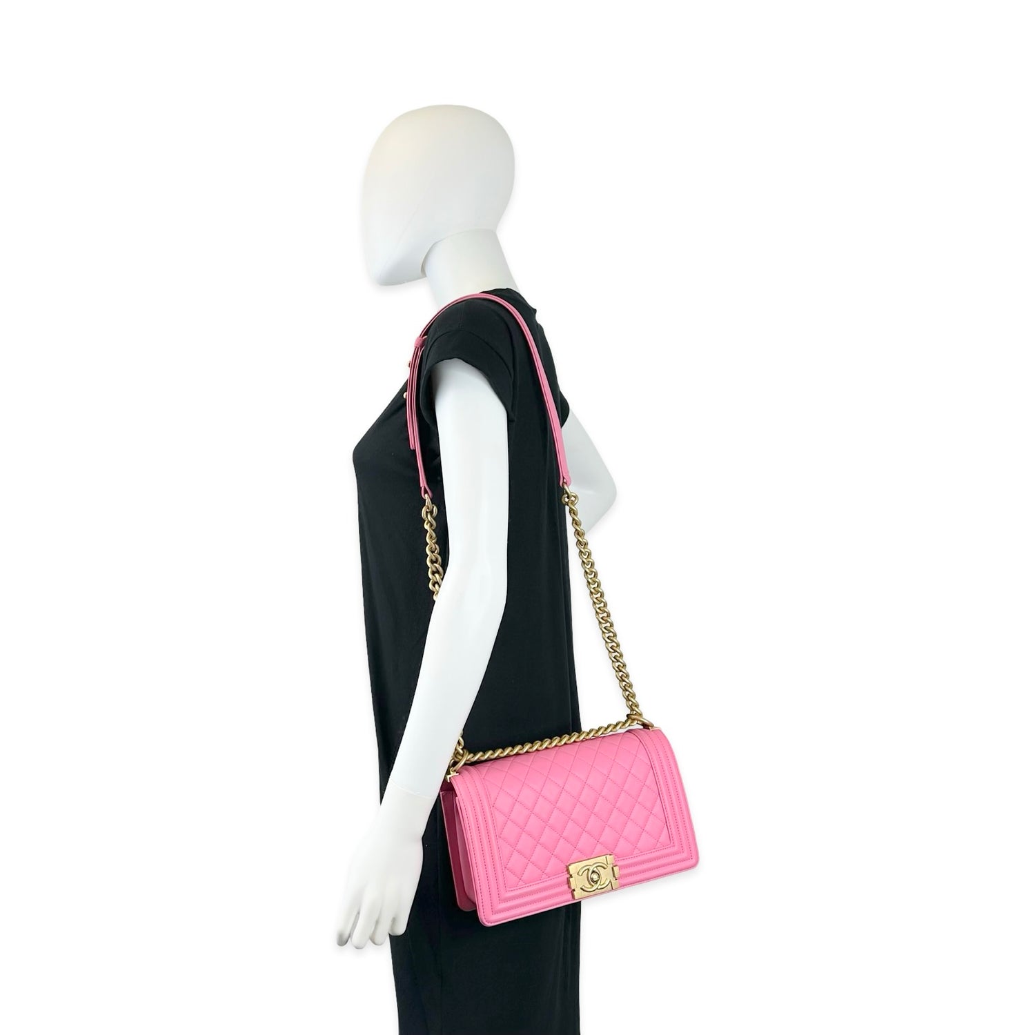 Chanel Quilted Calfskin Medium Le Boy