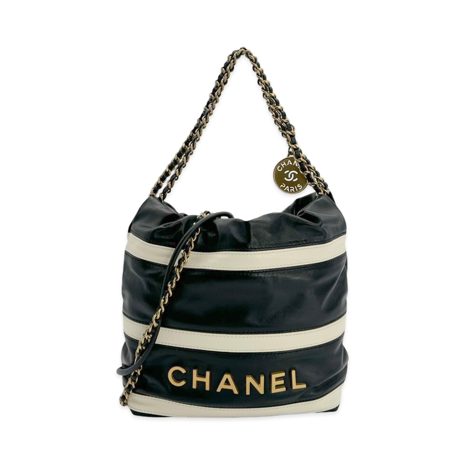 Chanel Calfskin Striped Mini 22