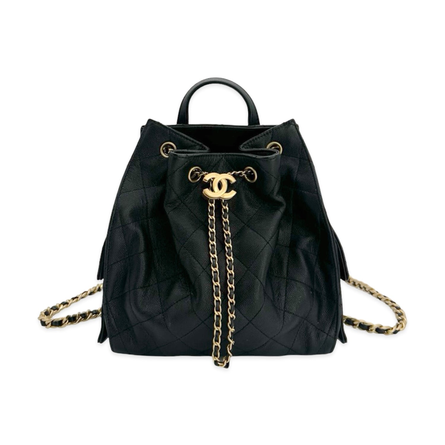 Chanel Quilted Caviar Small 25 Backpack
