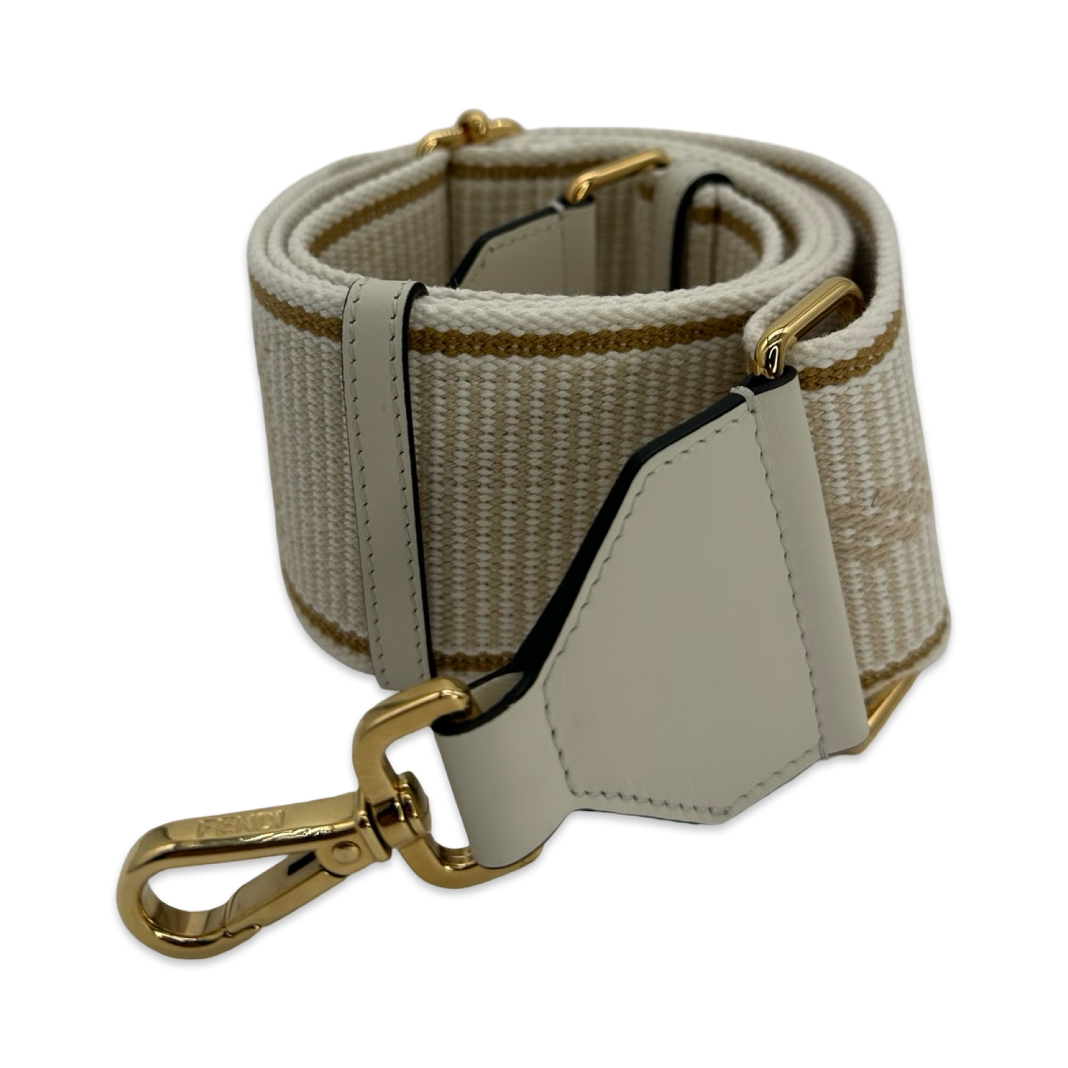 Fendi Jacquard Canvas Strap You