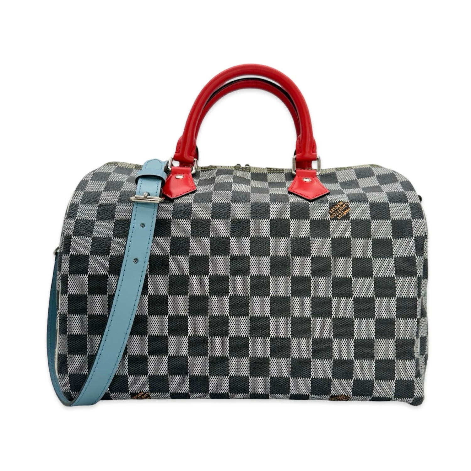 Louis Vuitton Colored Damier Speedy Bandouliere 30