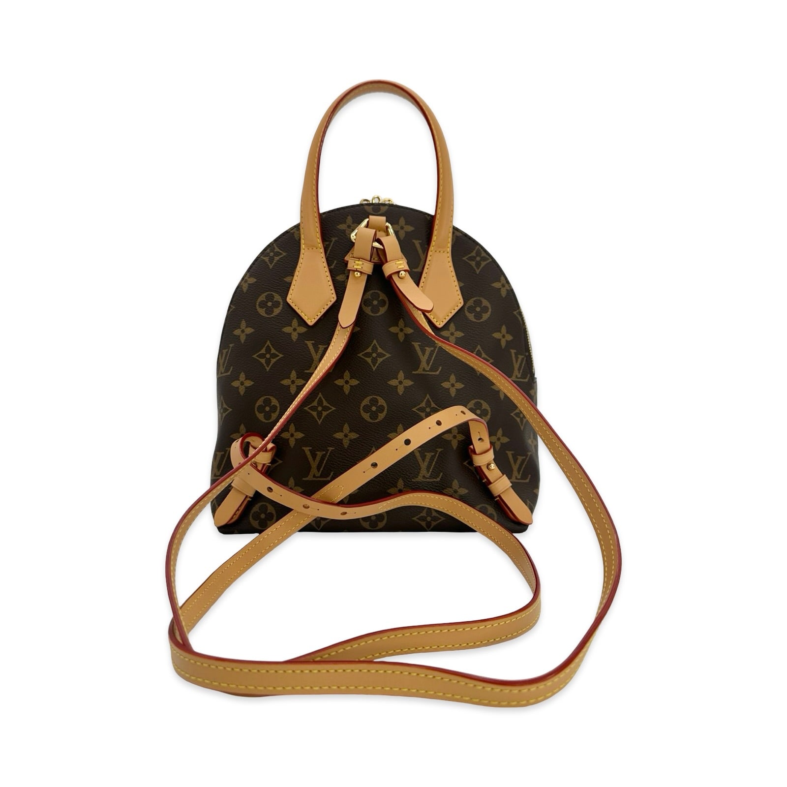 louis vuitton backpack with cloth straps Montsouris BB Black Monogram Exceptional luxury staples Louis Vuitton Backpack monogram