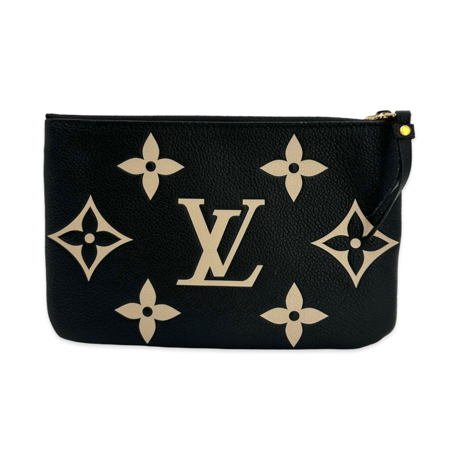 Louis Vuitton Monogram Empreinte Bicolor Double Zip Pochette