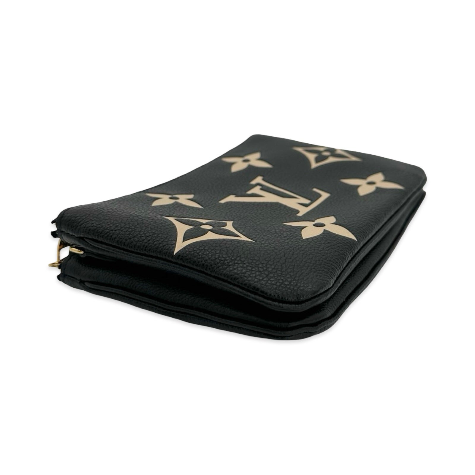 Louis Vuitton ダブルポケットバッグ Louis Vuitton Monogram Empreinte Bicolor Double Zip Pochette
