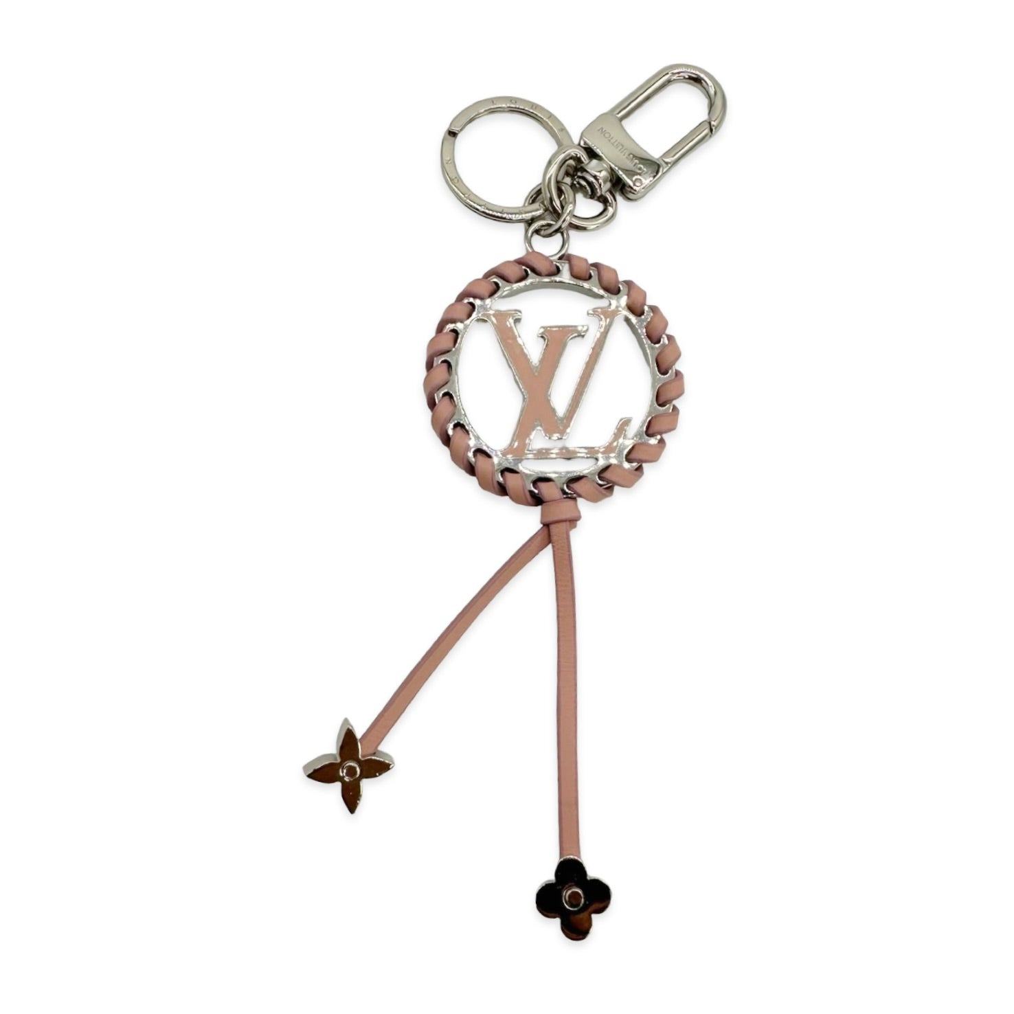 Louis Vuitton Porte Cles Braided Leather Bag Charm