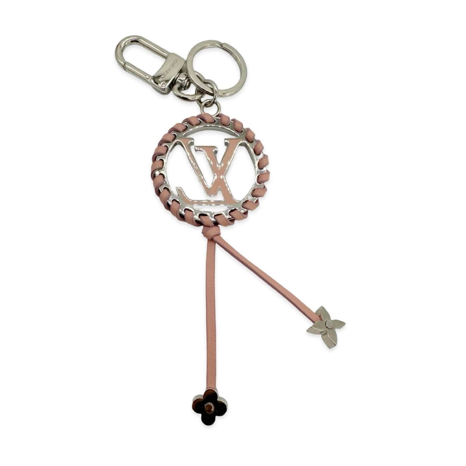 Louis Vuitton Porte Cles Braided Leather Bag Charm