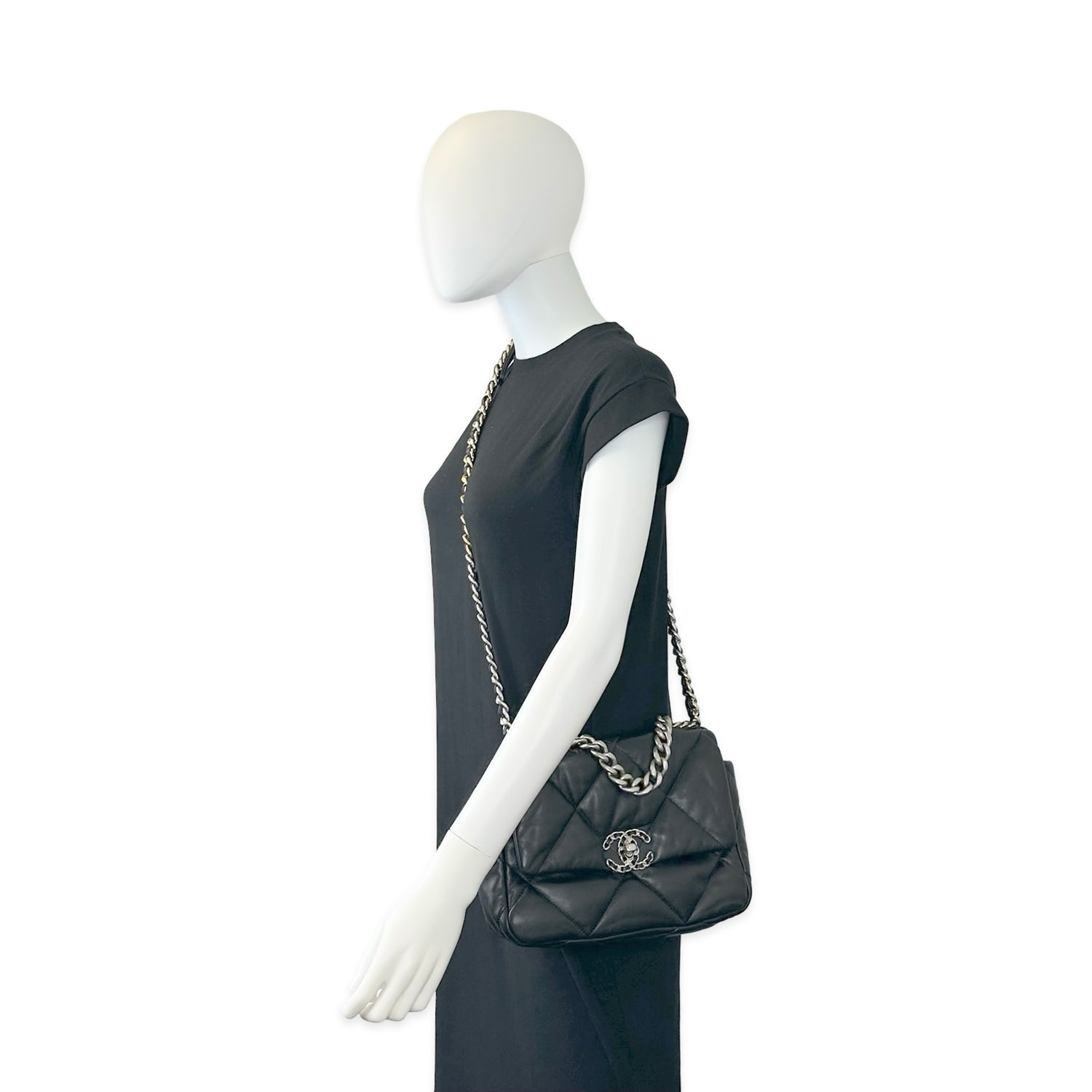 Quilted Small 19 Flap Bag