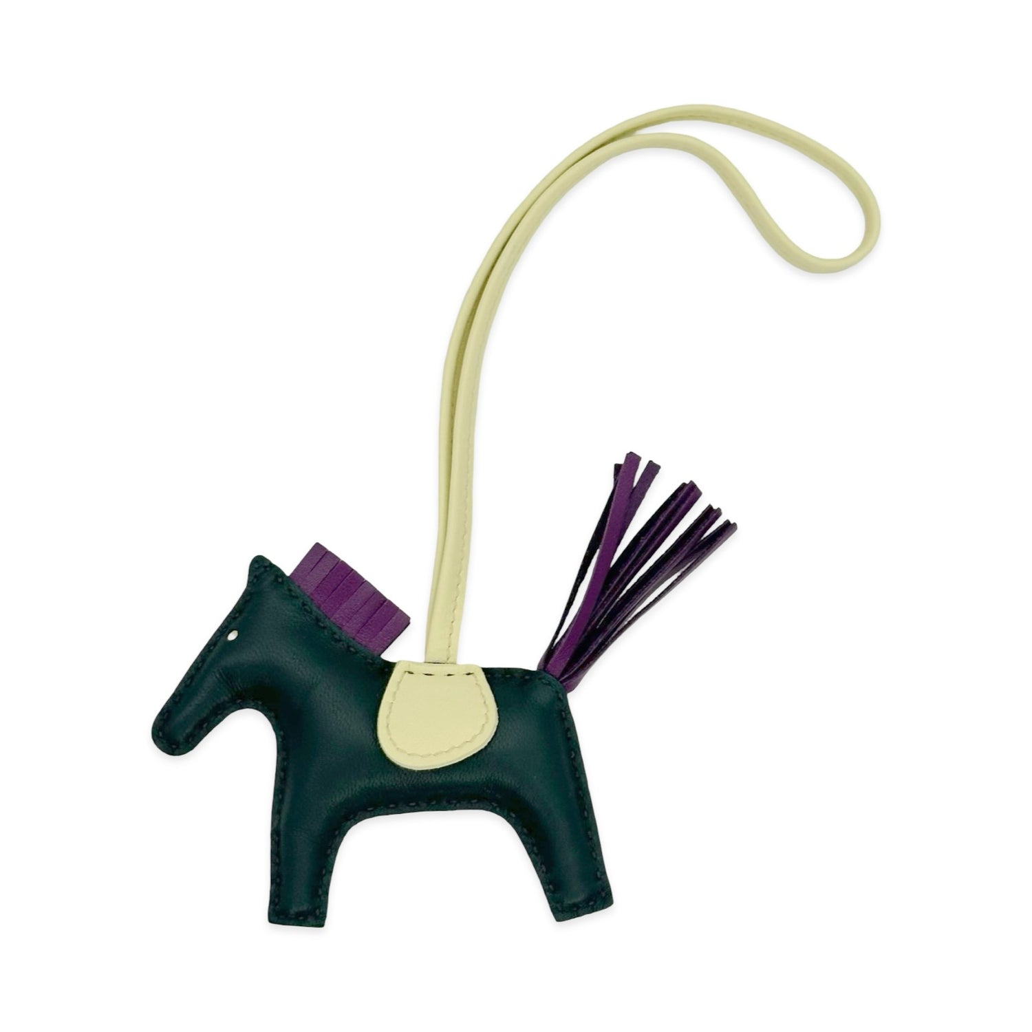 Hermes Calfskin Rodeo Bag Charm
