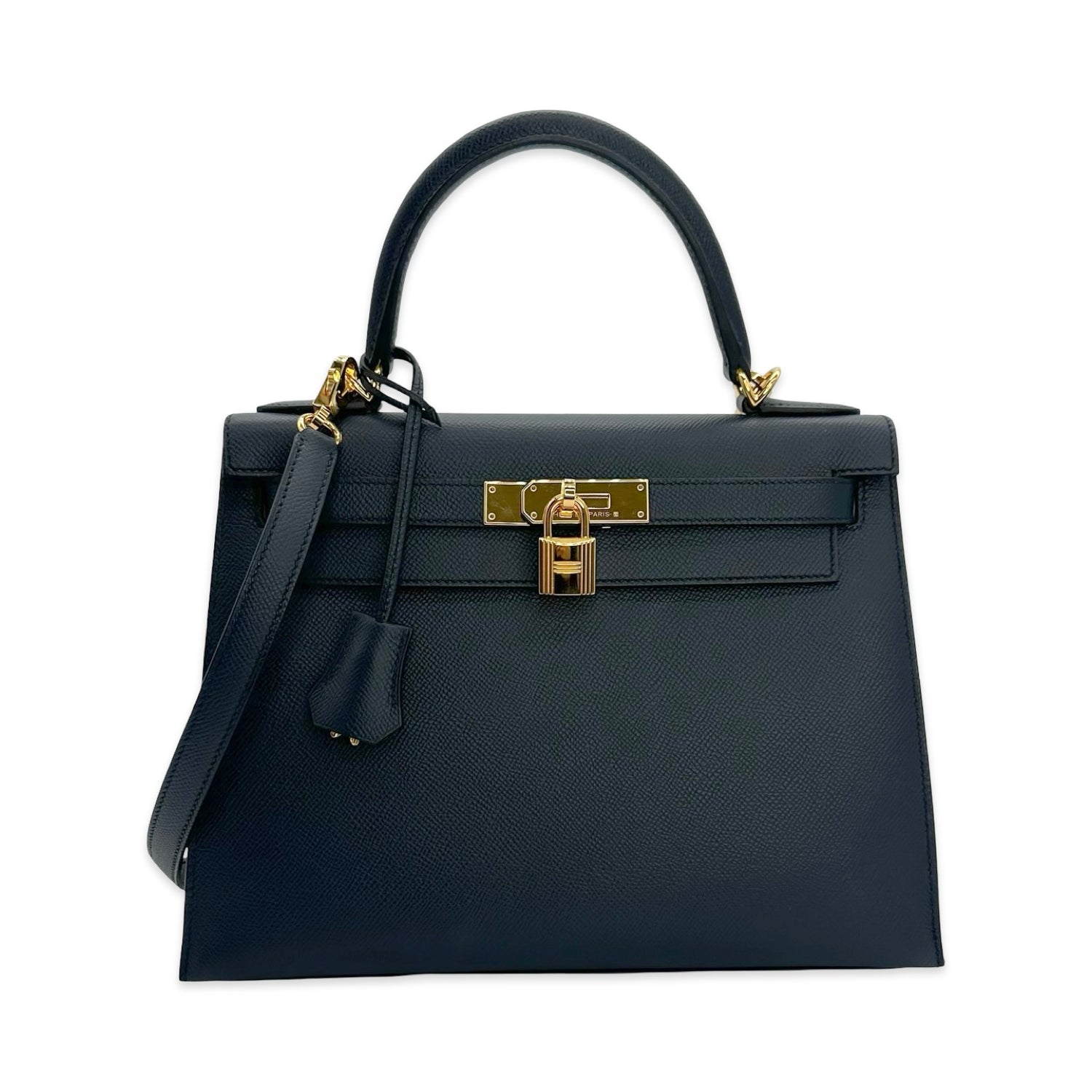 Hermes Veau Epsom Kelly II Sellier 28