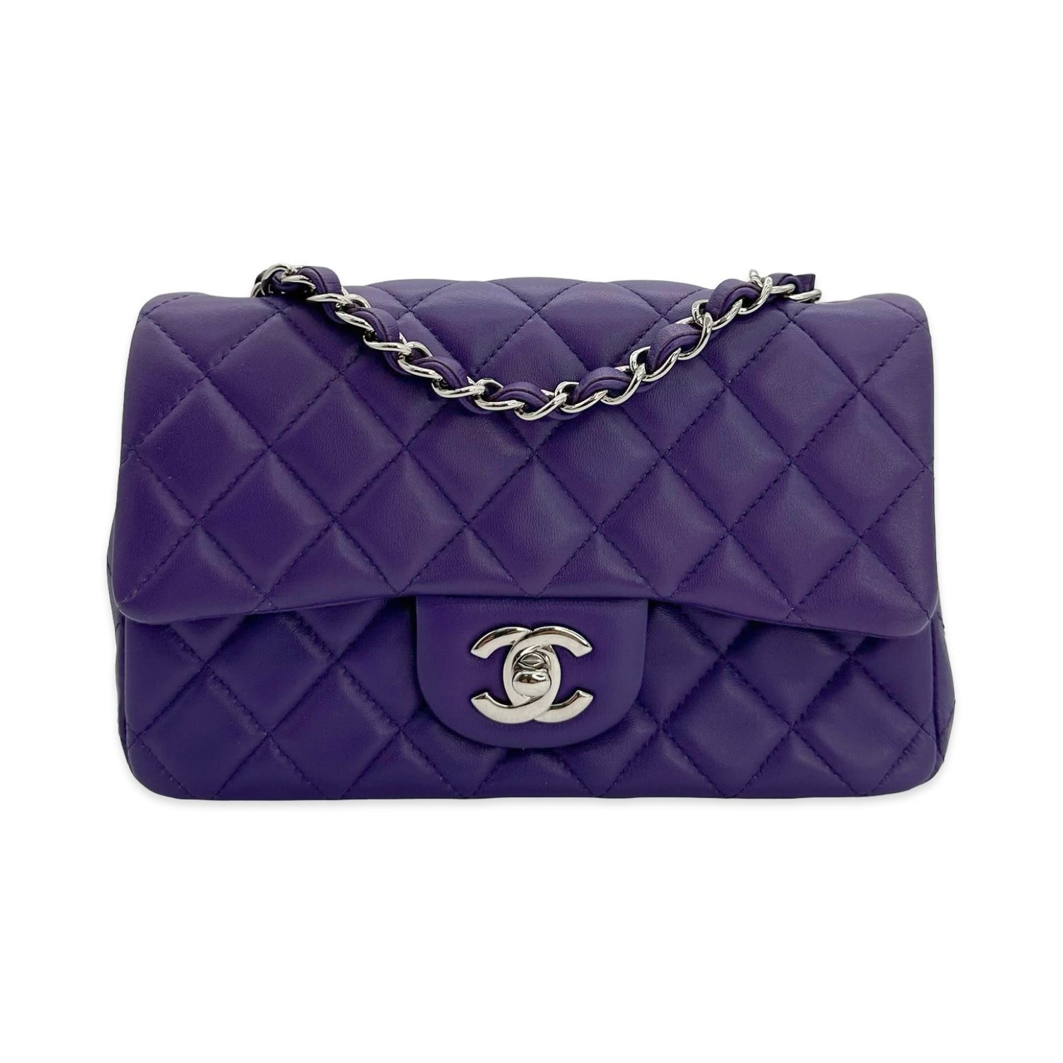 Chanel Quilted Calfskin Mini Rectangular Flap