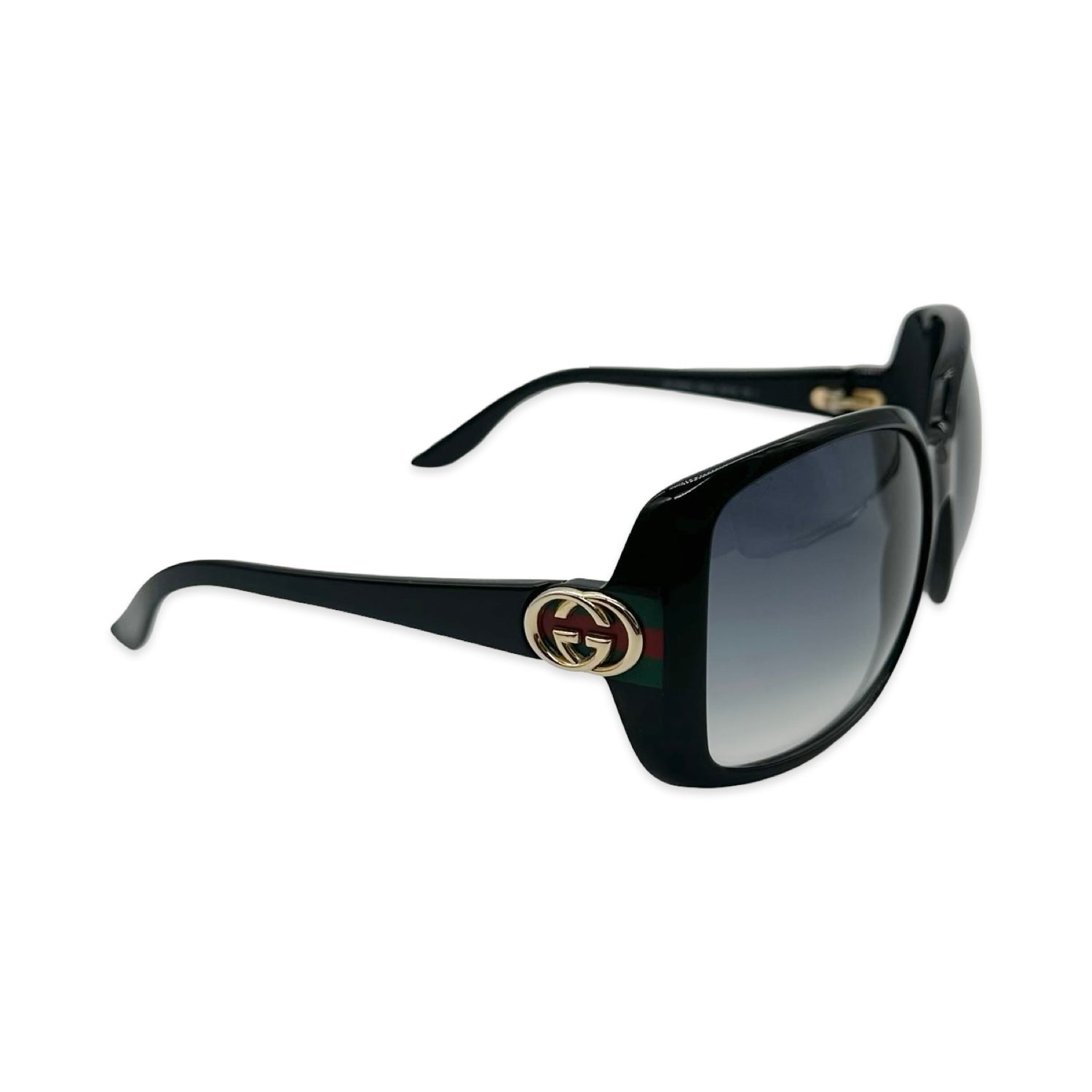 Gucci GG Web Square Sunglasses