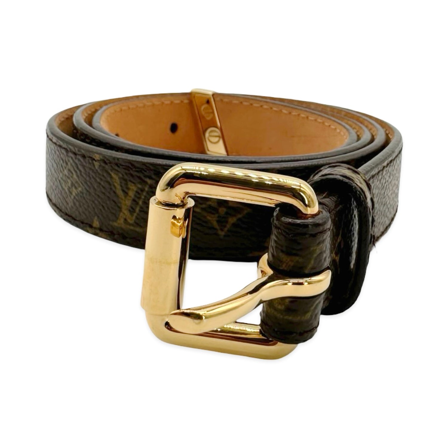 Louis Vuitton Monogram Thin Belt